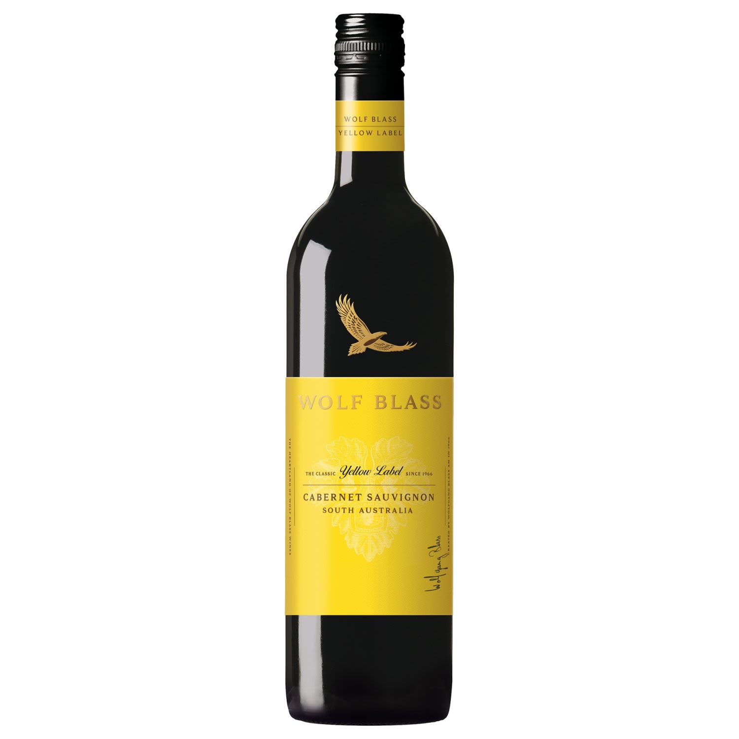 Wolf Blass Yellow Label Cabernet Sauvignon 750mL Bottle