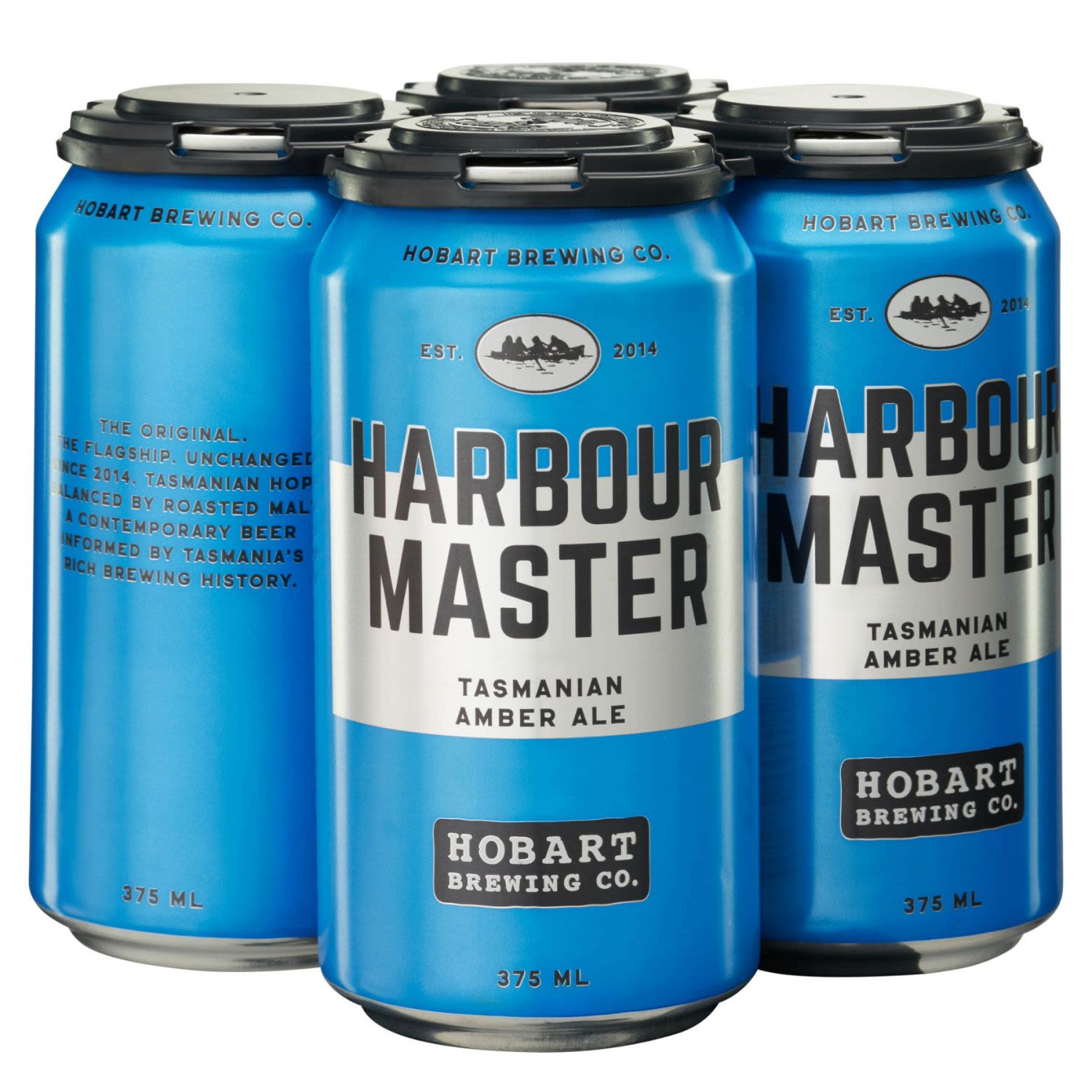 Hobart Brewing Co. Harbour Master Amber Ale Can 375mL 4 Pack