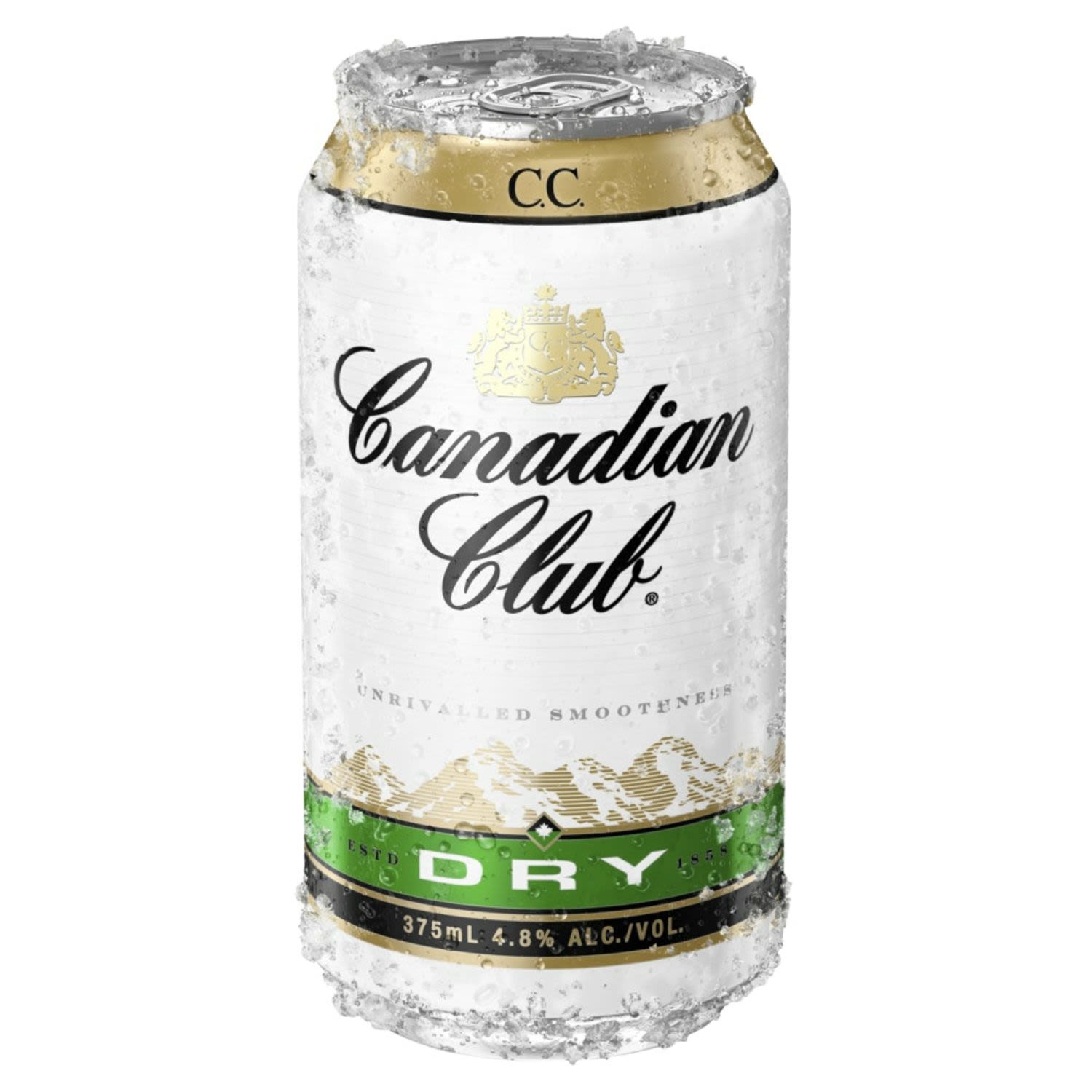 Canadian Club & Dry Mid Strength Can 375mL