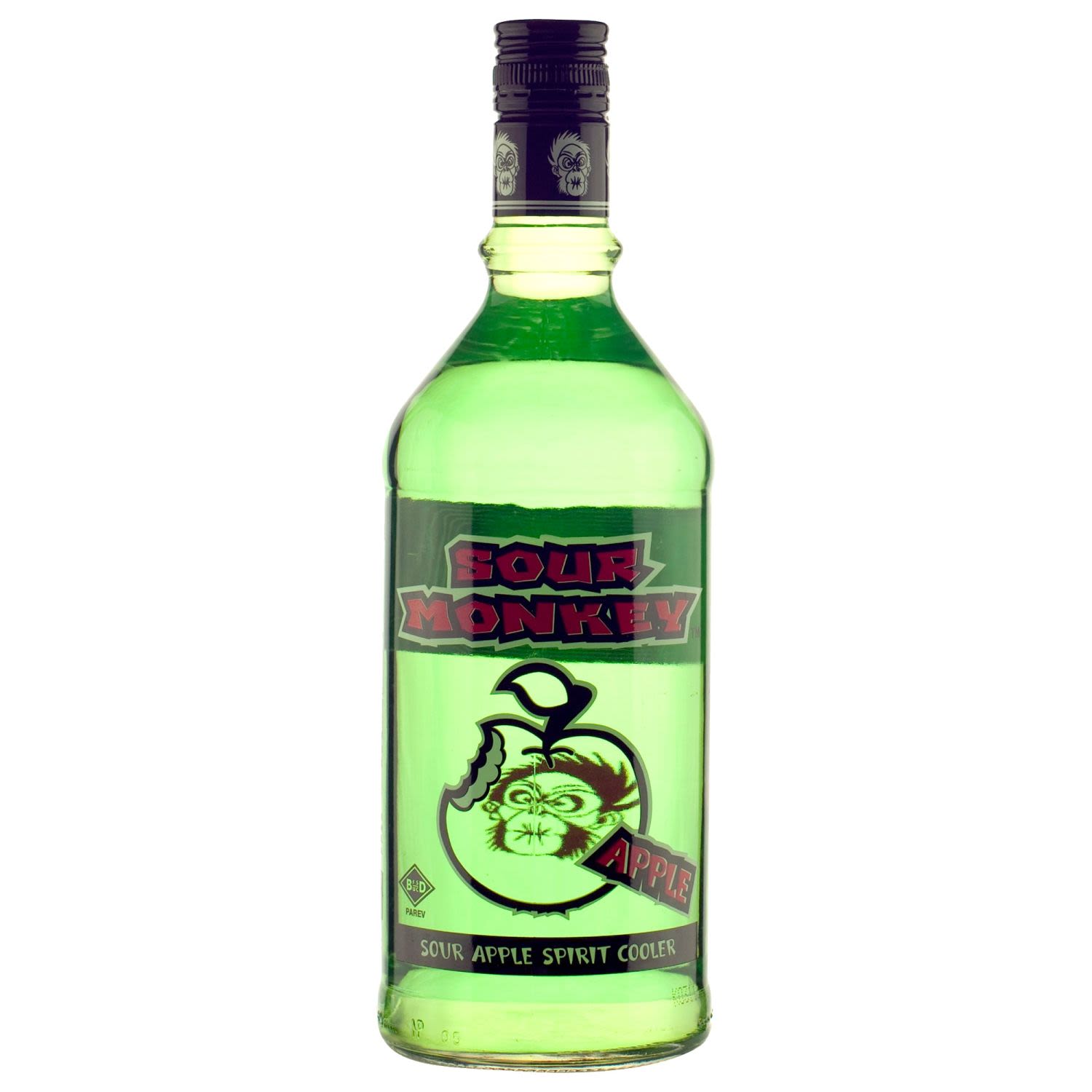 Sour Monkey Sour Apple Spirit Cooler 750mL Bottle