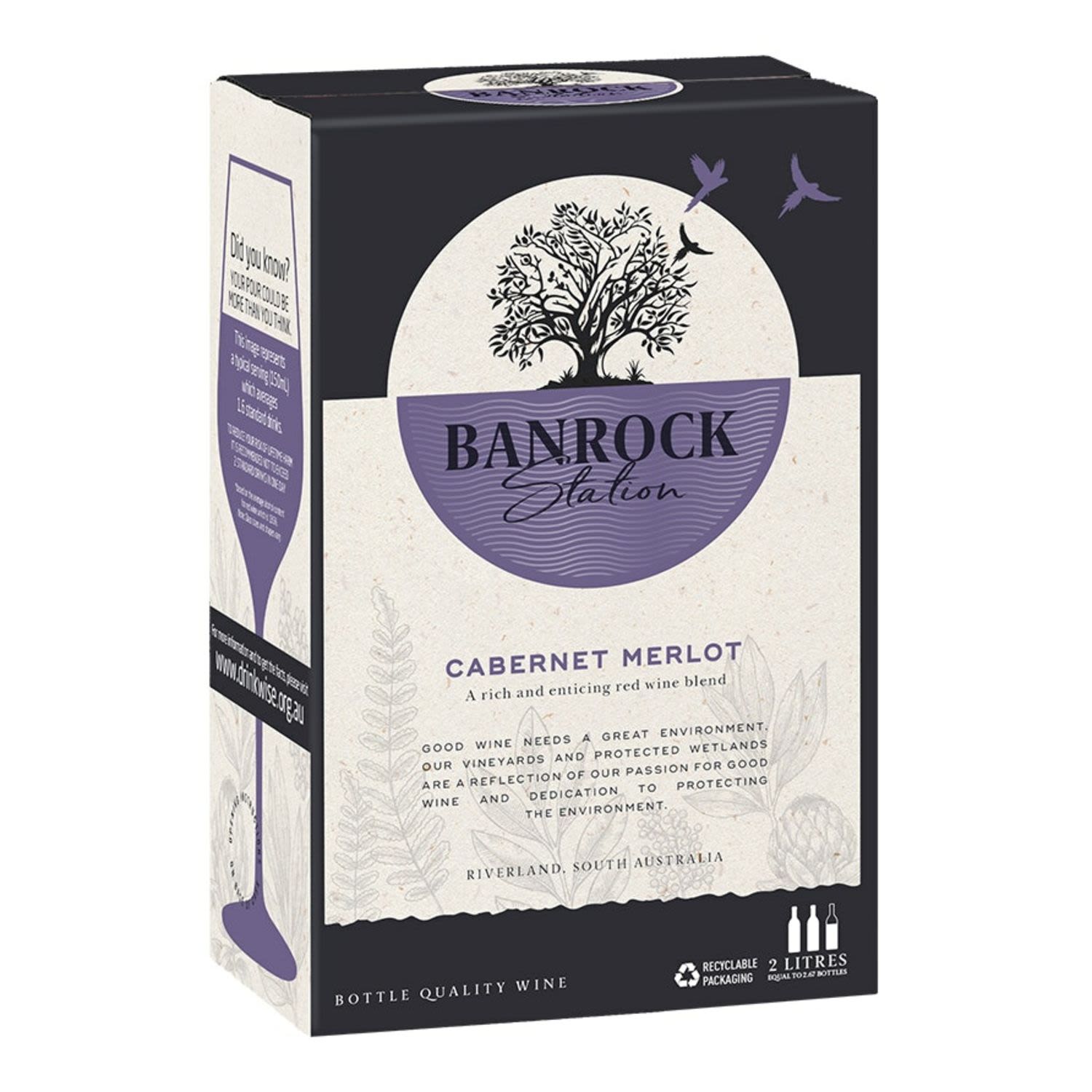 Banrock Station Cabernet Merlot Cask 2L