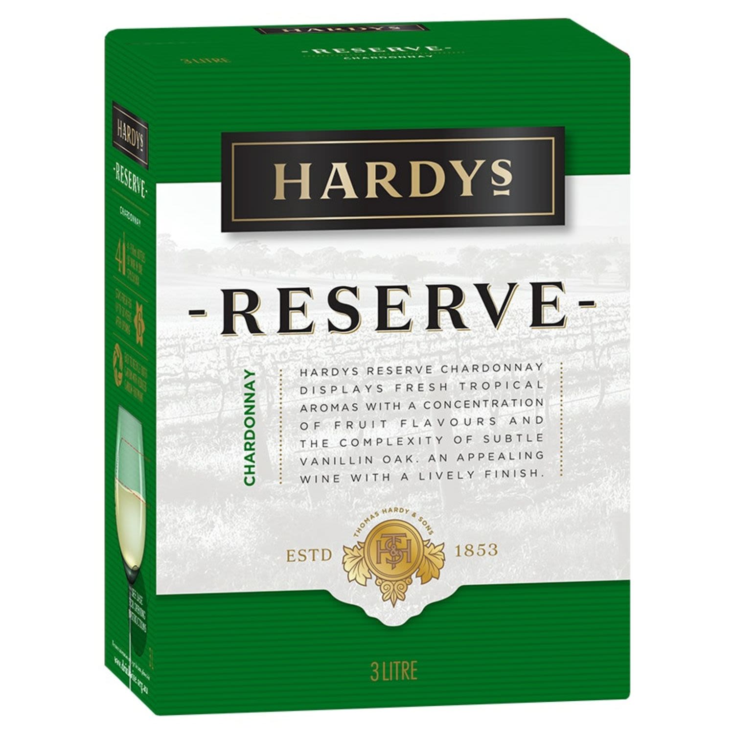Hardys Chardonnay Cask 3L