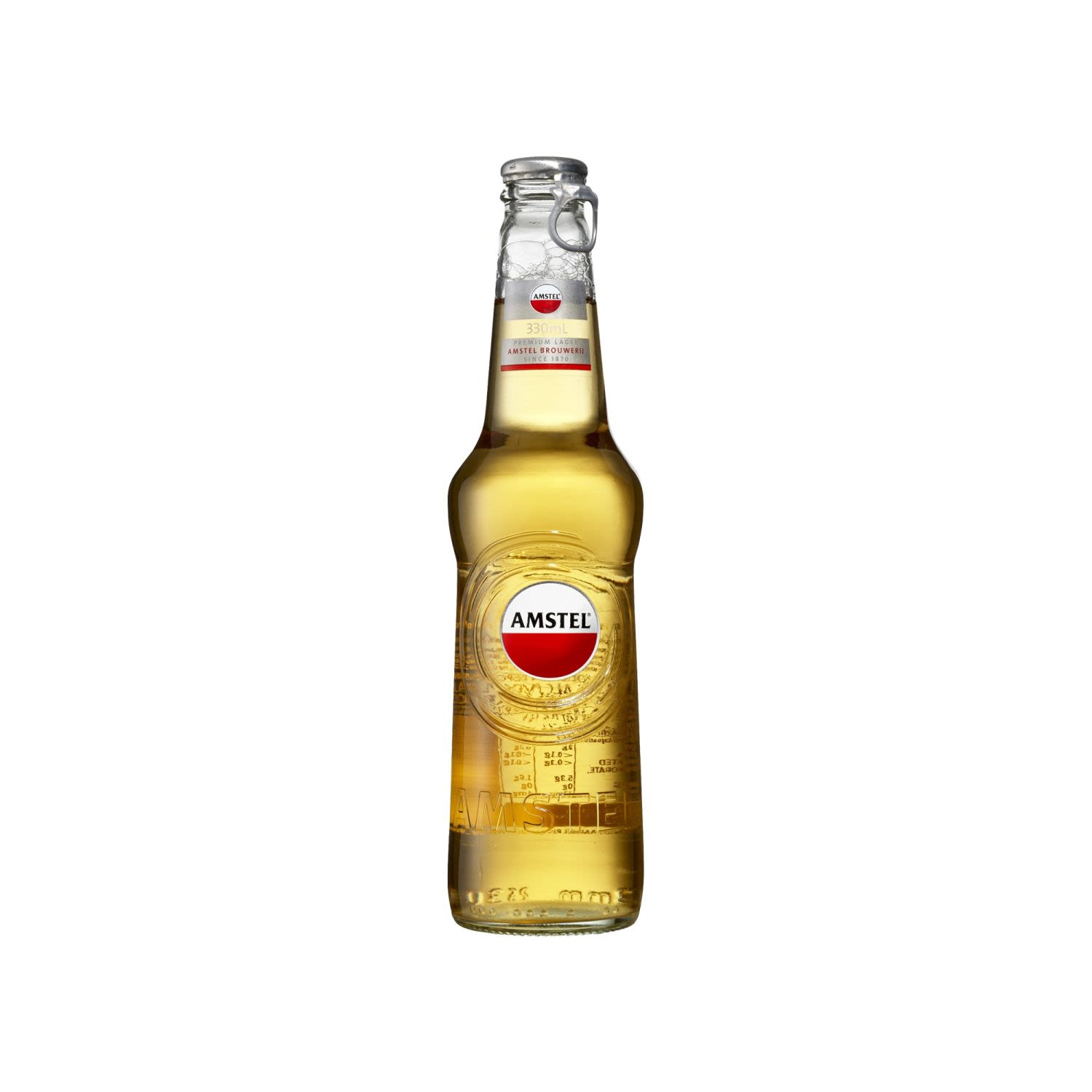 Amstel Premium Lager Bottle 330mL
