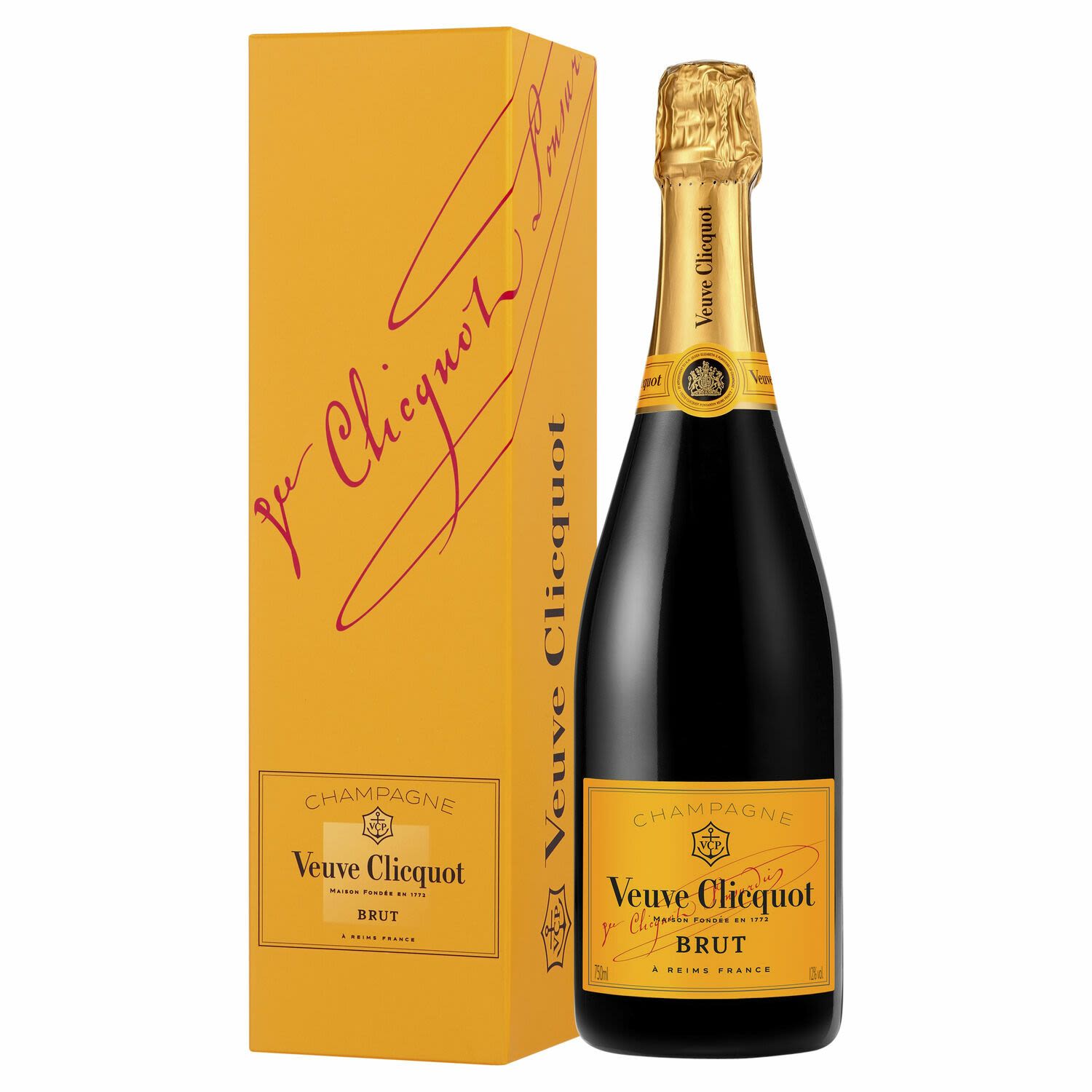 Veuve Clicquot Yellow Label Champagne NV 750mL Gift Box