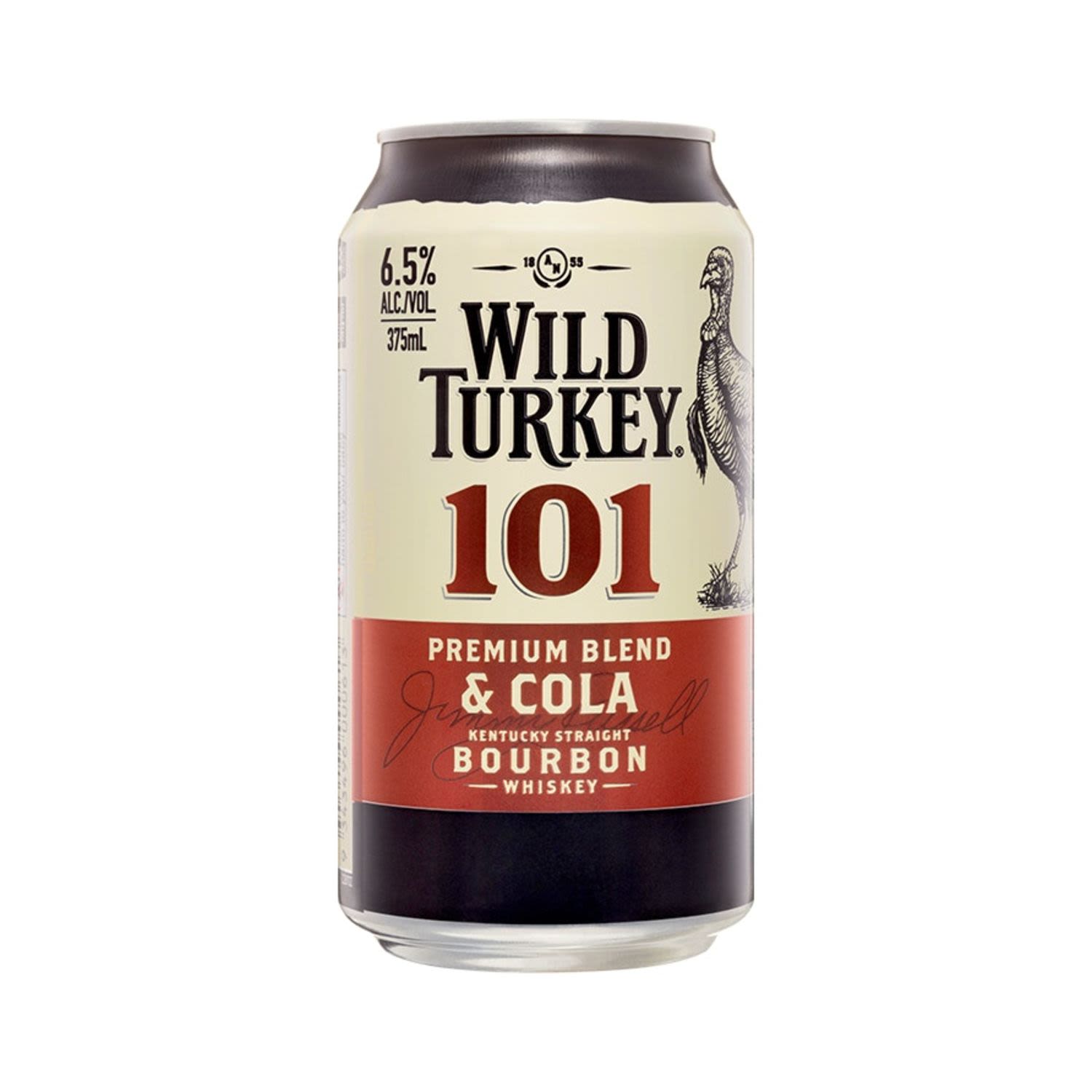 Wild Turkey 101 Bourbon & Cola Can 375mL