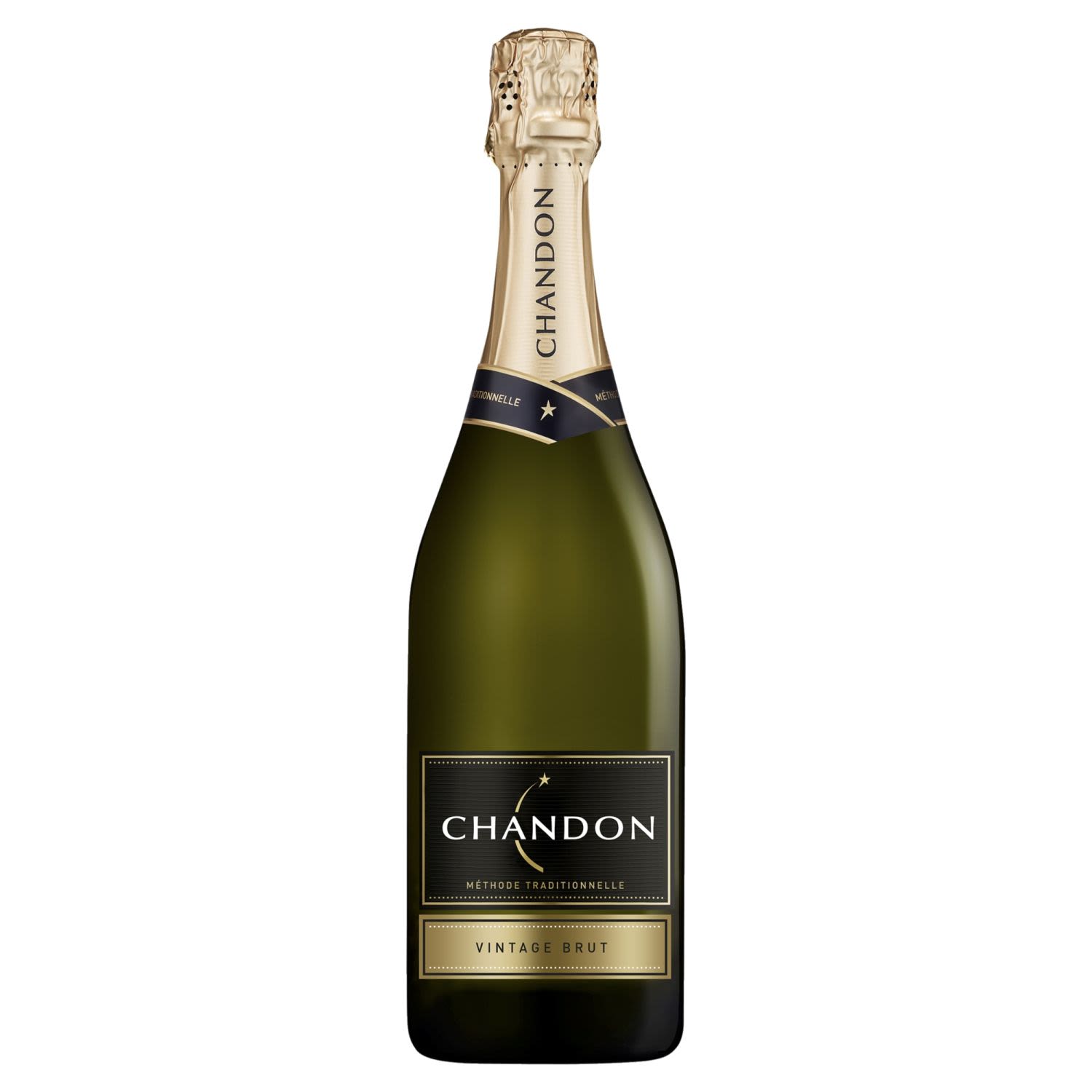 This is Chandon's original and benchmark methode traditionnelle sparkling wine made from grapes harvested from some of Victoria's finest cool-climate sites. Chandon Australia established themselves with this very wine. Made from Chardonnay, Pinot Noir and Pinot Meunier and entirely bottle conditioned in the classical Champagne method, this is rich, powerful and complex with baked bread, brioche, vanilla and citrus tang leading to a long, clean and satidfying finish.<br /> <br />Alcohol Volume: 12.50%<br /><br />Pack Format: Bottle<br /><br />Standard Drinks: 7.7</br /><br />Pack Type: Bottle<br /><br />Country of Origin: Australia<br /><br />Region: Yarra Valley<br /><br />Vintage: Vintages Vary<br />