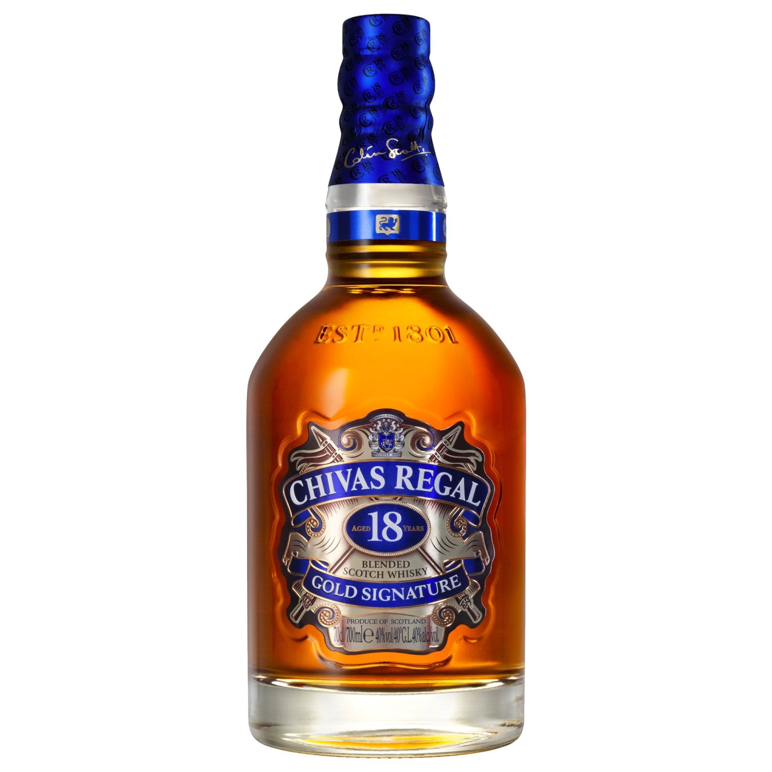 Chivas Regal 18 Year Old Blended Scotch Whisky 700mL Bottle