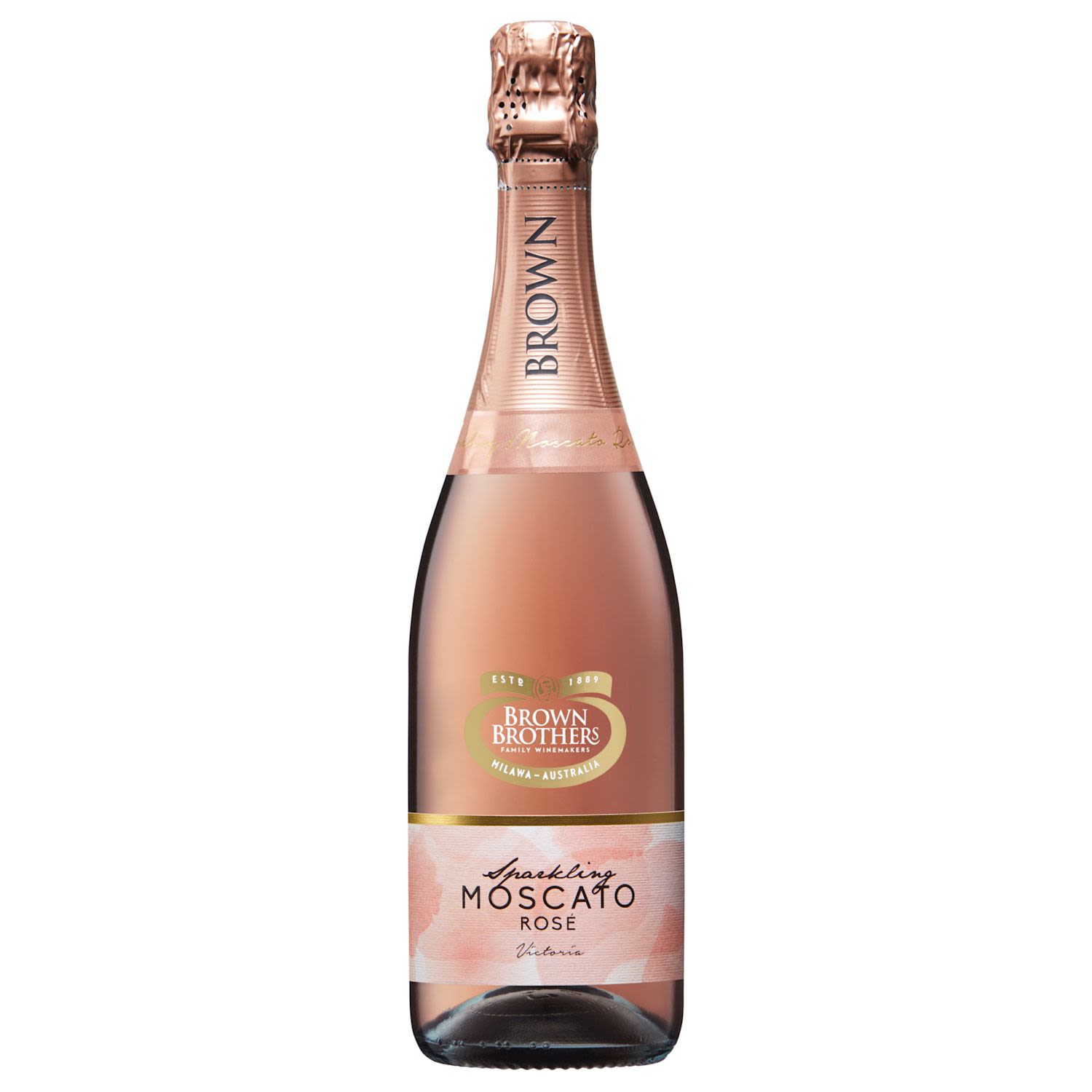 Brown Brothers Sparkling Moscato Rose 750mL