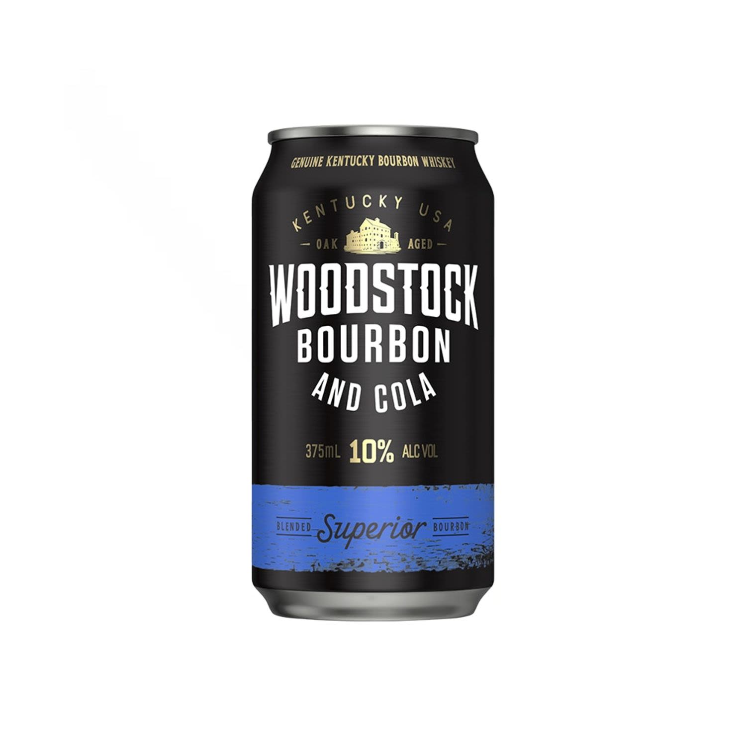 Woodstock Bourbon & Cola 10% Can 375mL