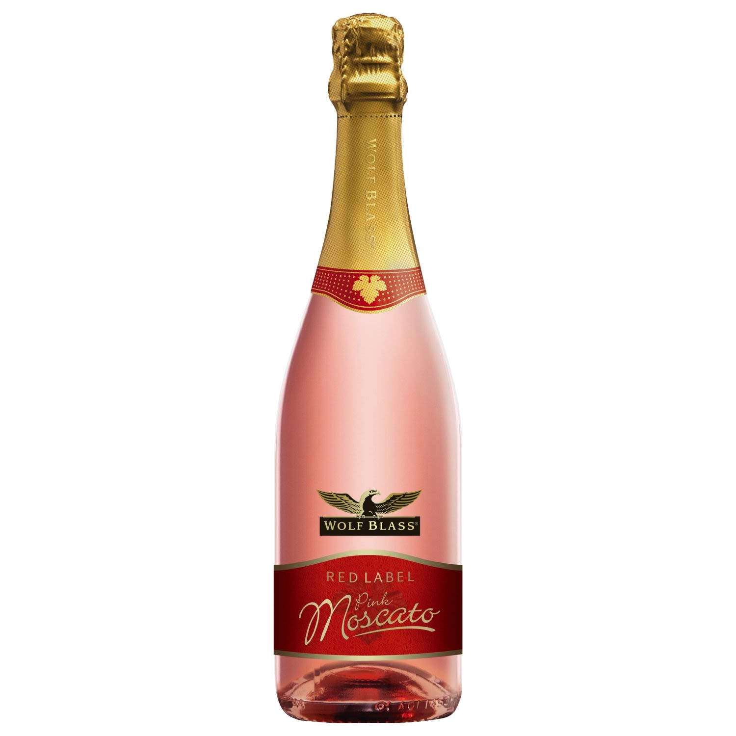 Wolf Blass Red Label Pink Moscato 750mL Bottle