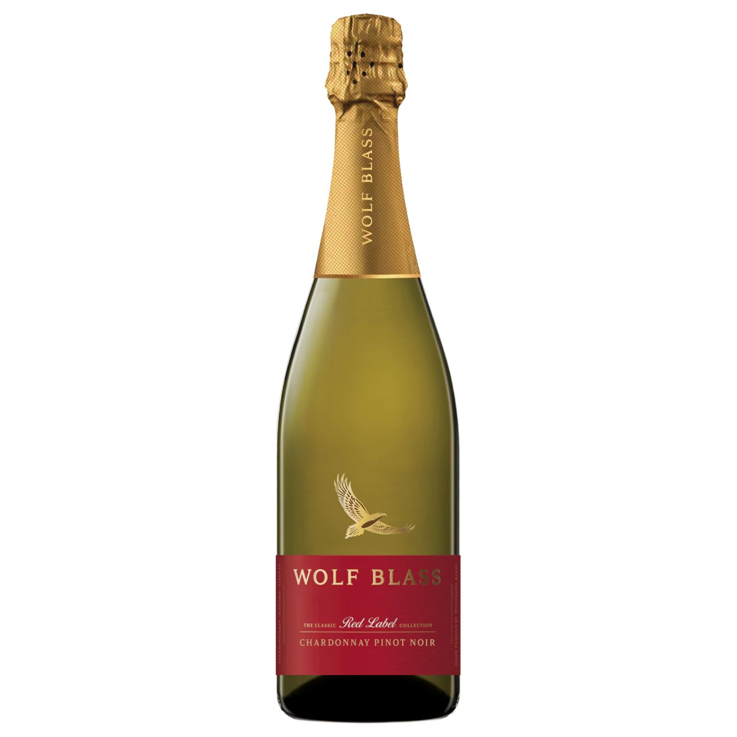 Wolf Blass Red Label Chardonnay Pinot Noir 750mL<br /> <br />Alcohol Volume: 11.50%<br /><br />Pack Format: Bottle<br /><br />Standard Drinks: 6.5<br /><br />Pack Type: Bottle<br /><br />Country of Origin: Australia<br /><br />Region: n/a<br /><br />Vintage: Non Vintage<br />