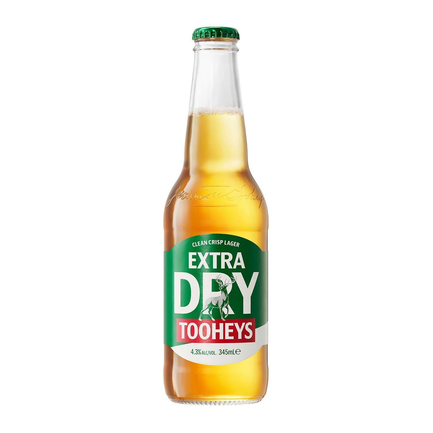 Tooheys Extra Dry Bottle 345mL