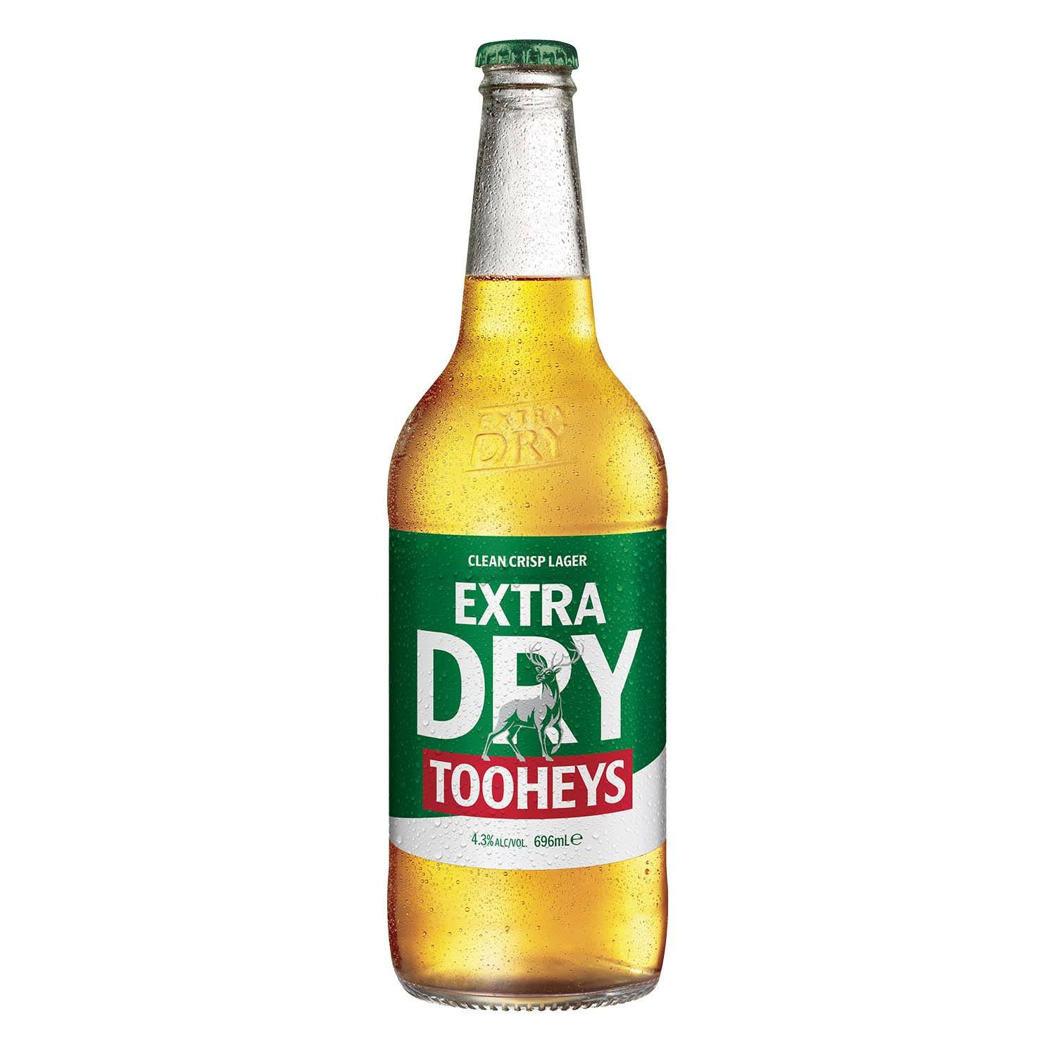 Tooheys Extra Dry Bottle 696mL