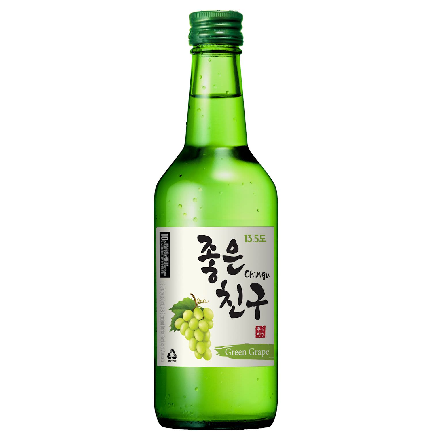 Chingu Green Grape Soju 360mL