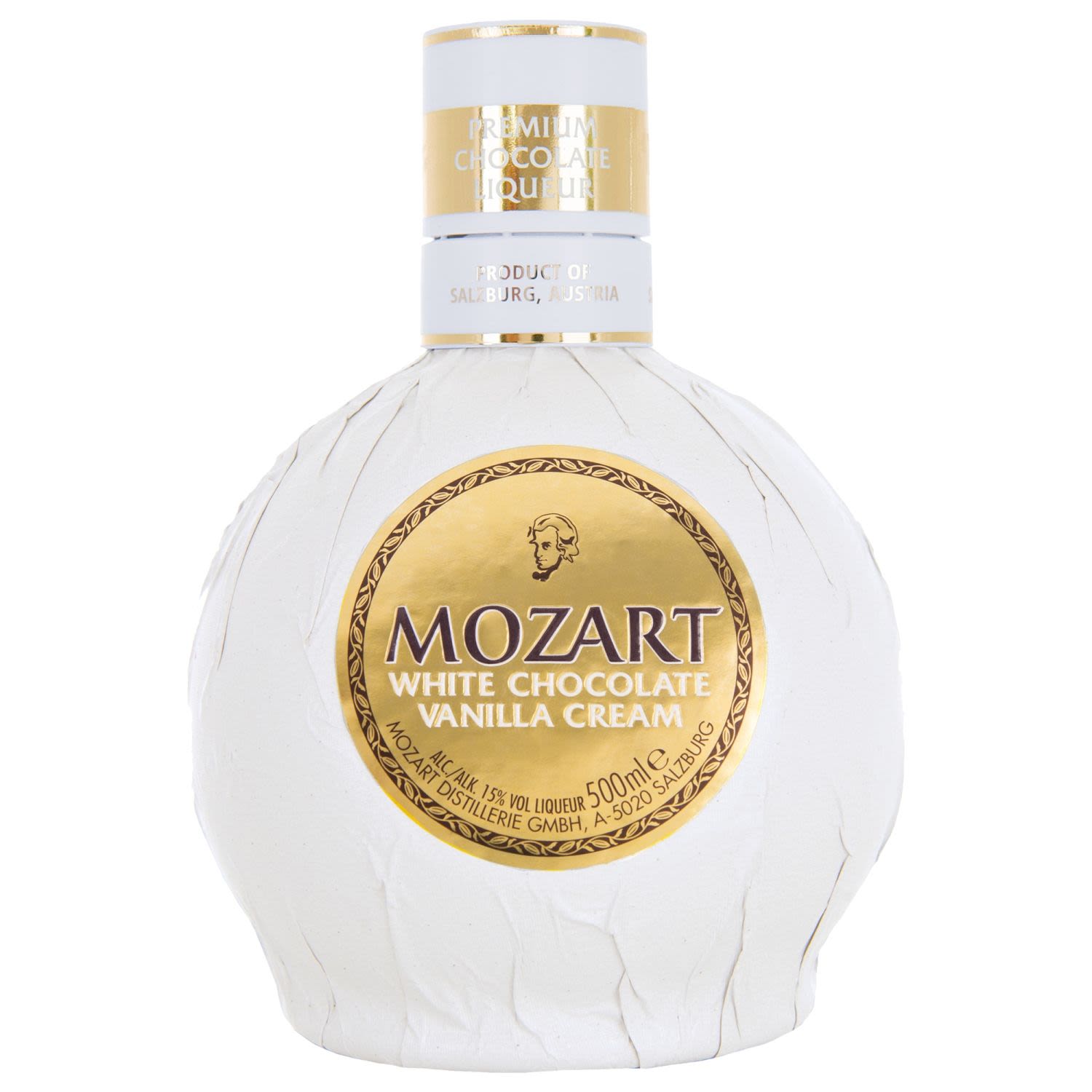 Mozart White Chocolate Vanilla Cream Liqueur 500mL Bottle