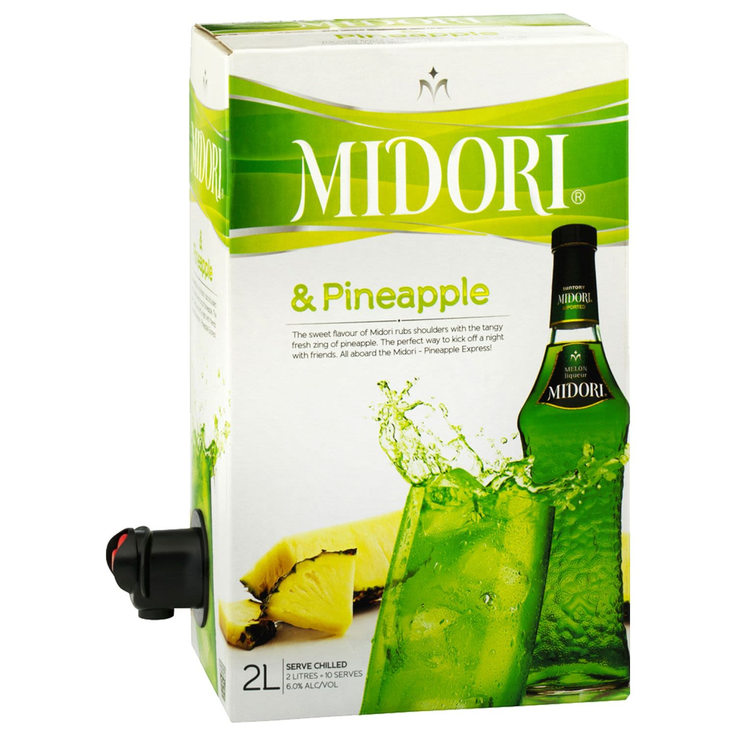 Midori and Pineapple Cask 2L