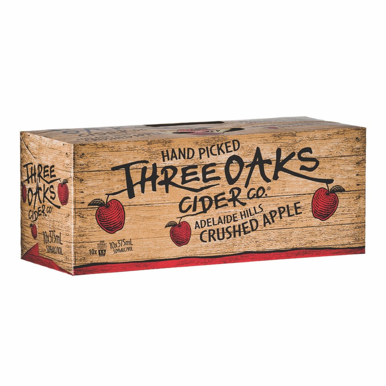 Three Oaks Original Cider Can 375mL 10 Pack