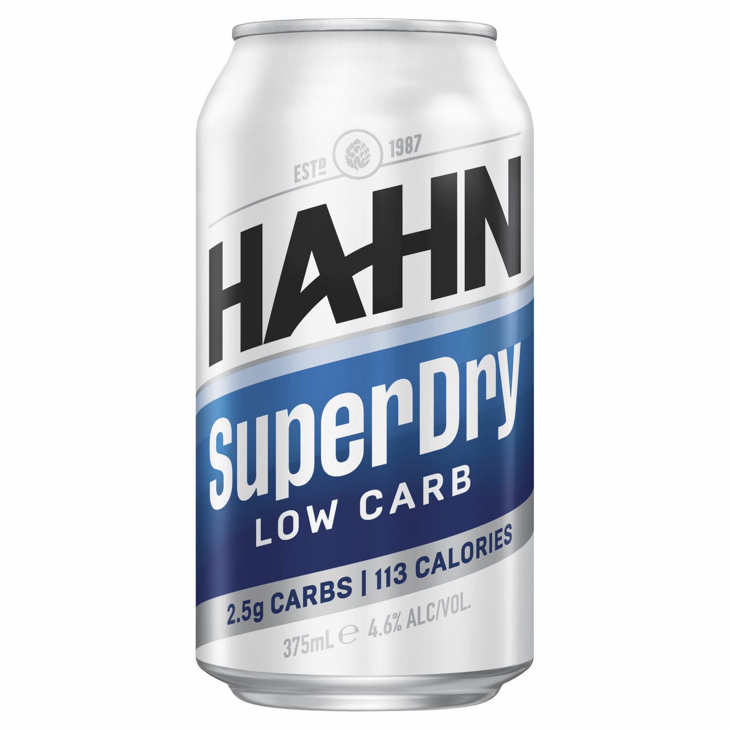 Hahn Super Dry 4.6% 375ml Can