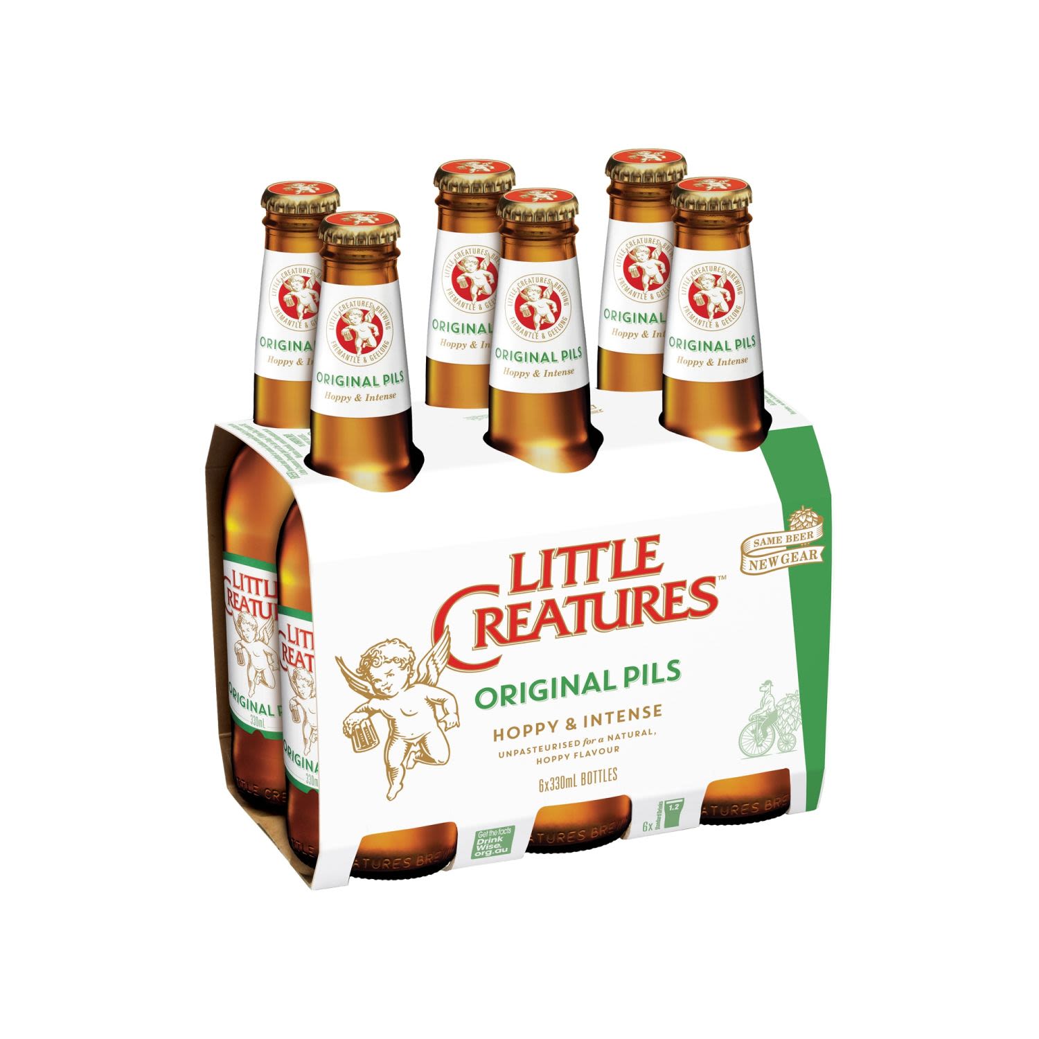 Little Creatures Original Pilsner Bottle 330mL 6 Pack