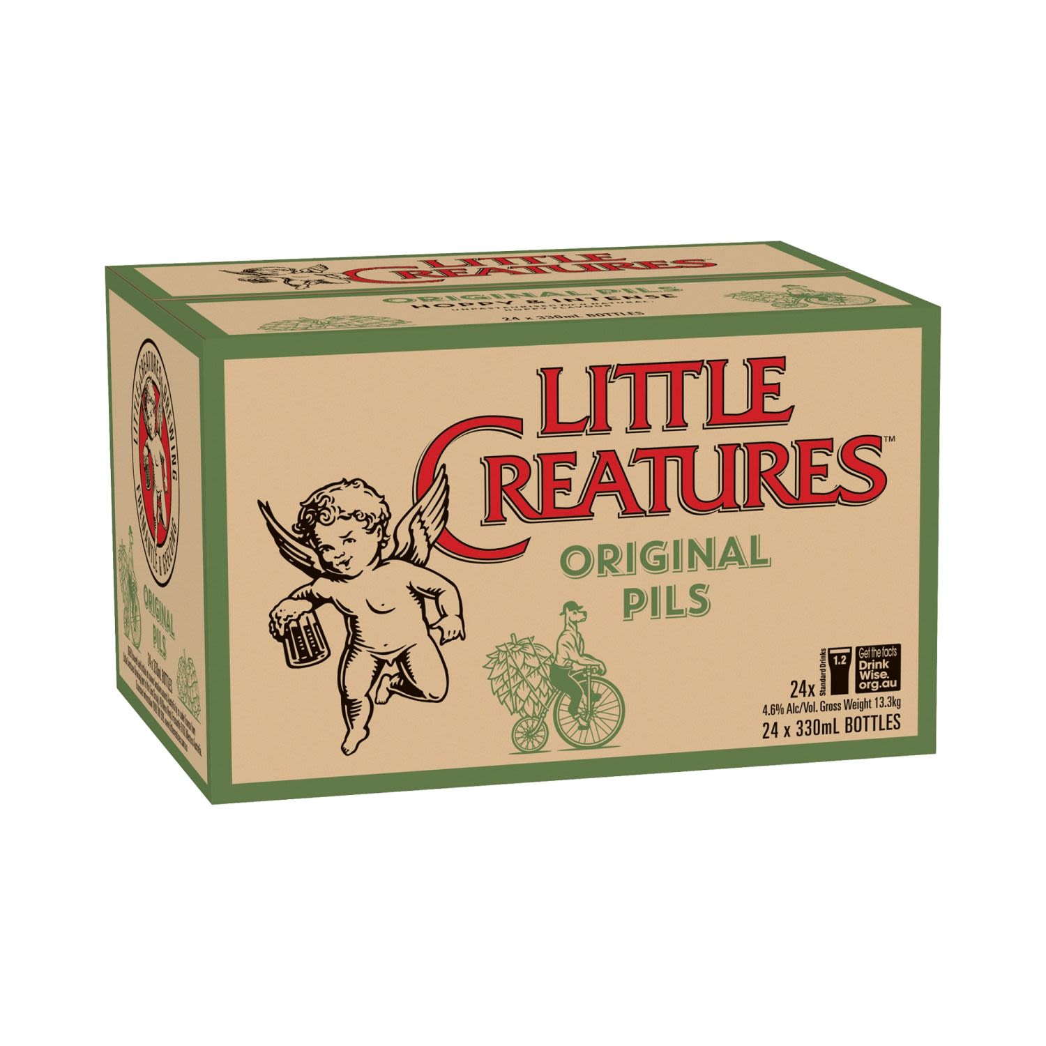 Little Creatures Original Pilsner Bottle 330mL 24 Pack