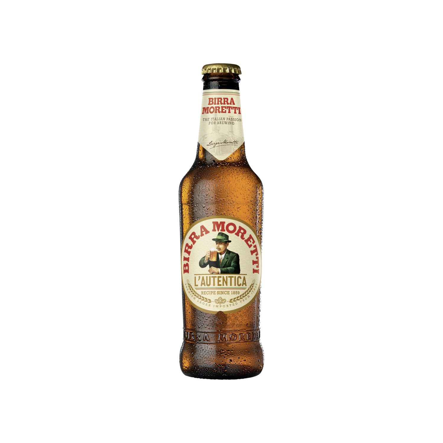 Birra Moretti Lager Bottle 330mL