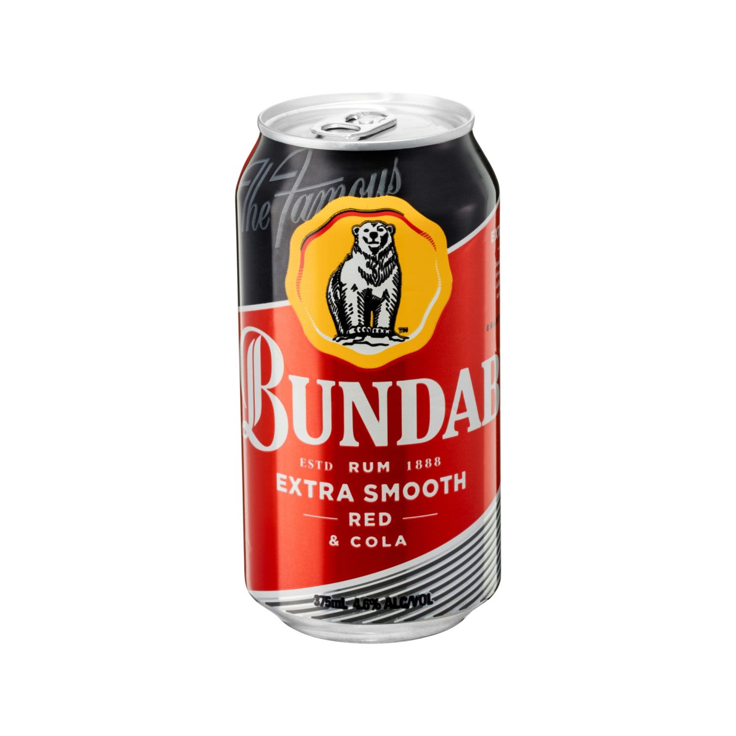 Bundaberg Extra Smooth Red Rum & Cola Can 375mL