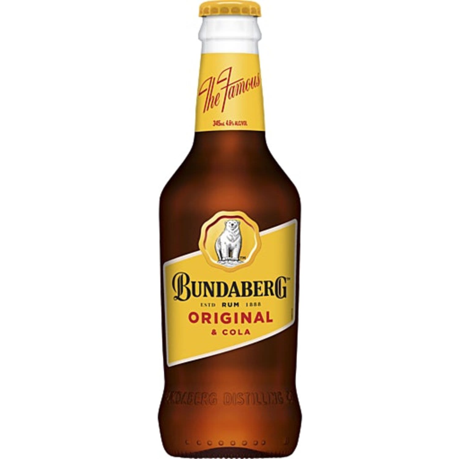 Bundaberg Original Rum & Cola Bottle 345mL