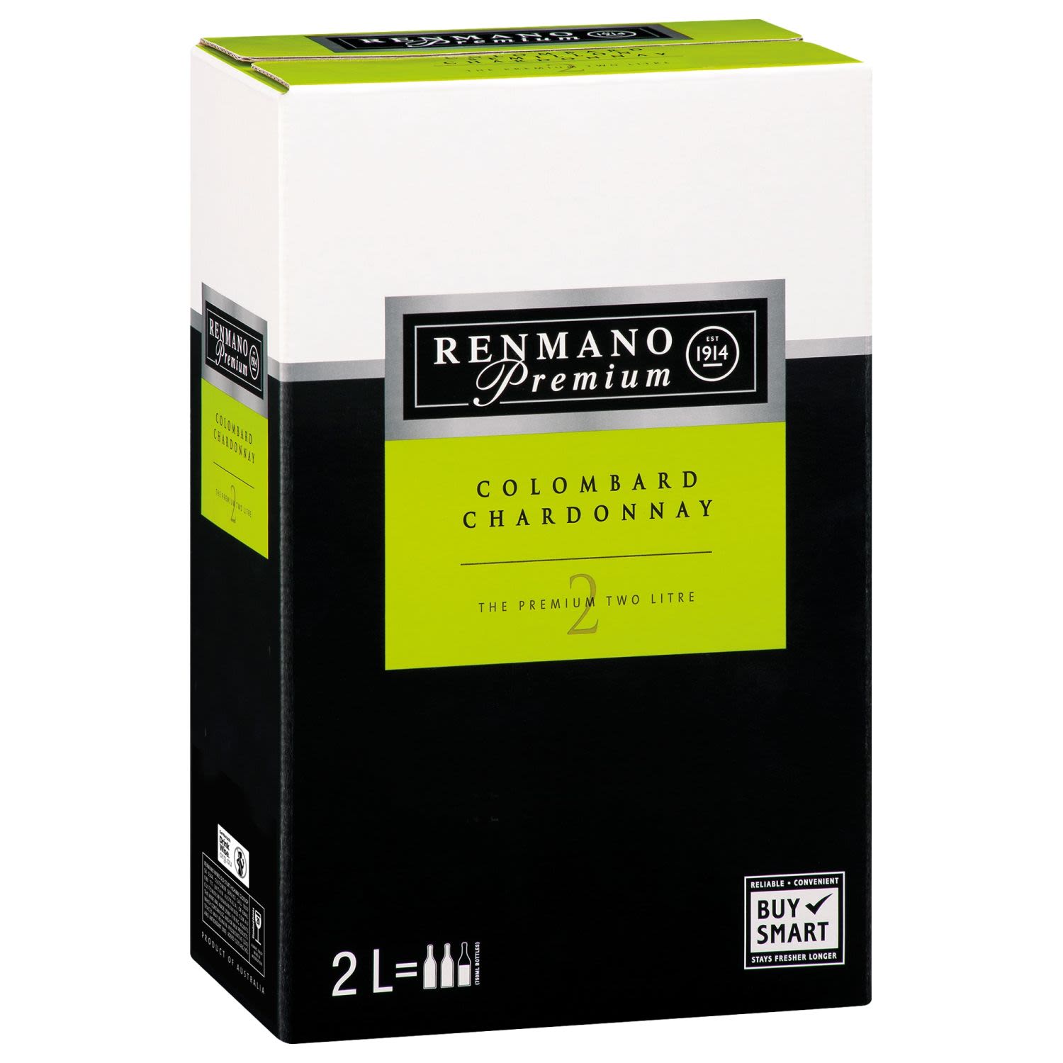 Renmano Premium Colombard Chardonnay Cask 2L