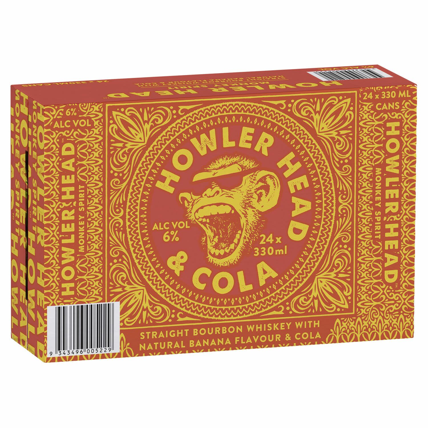 Howler Head Bourbon & Cola 6% Can 24 Pack