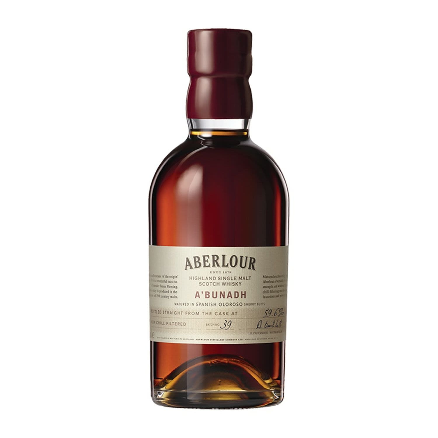 Aberlour A'bunadh Single Malt Scotch Whisky 700mL Bottle
