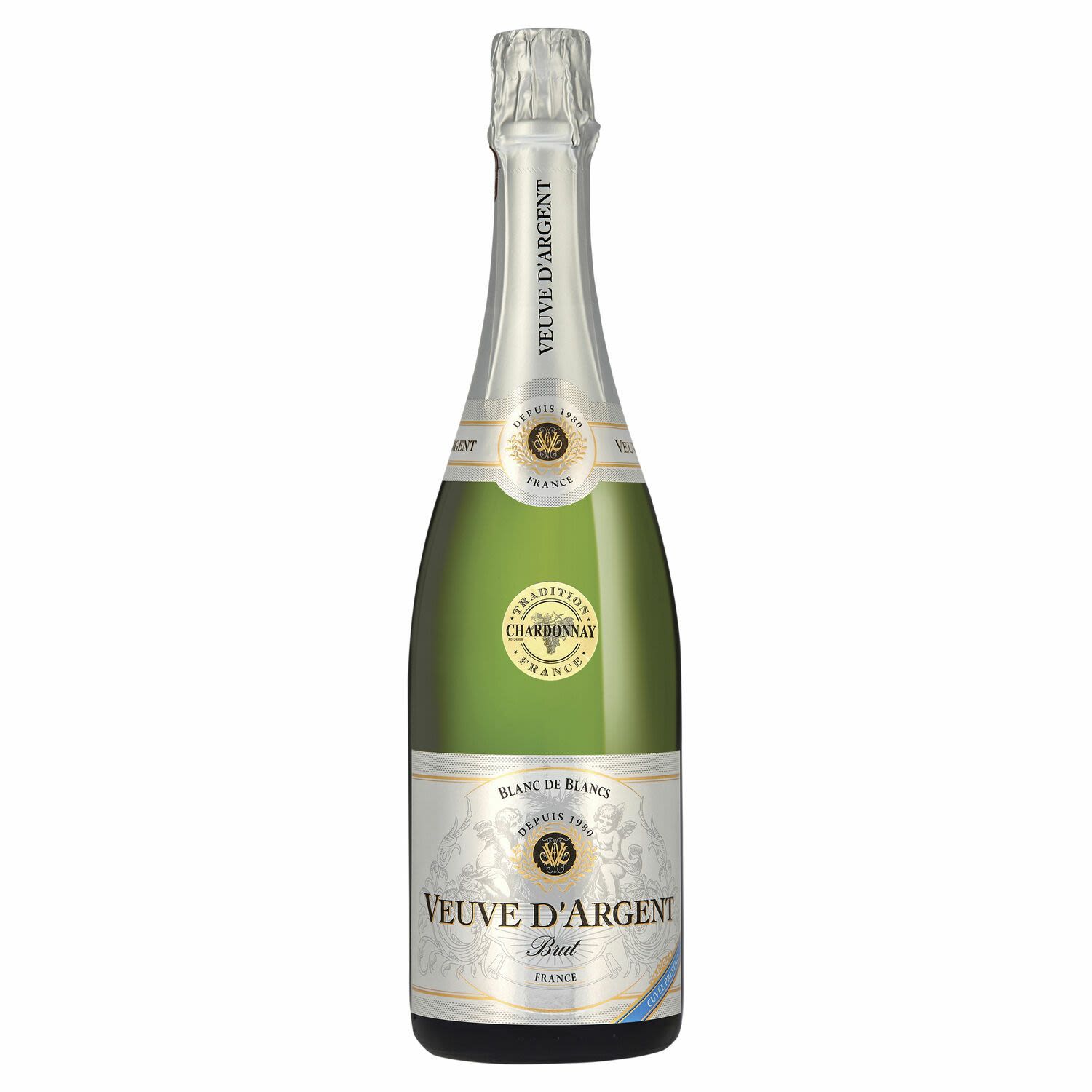 Veuve D'Argent Cuvee Brut Blanc de Blancs 750mL Bottle