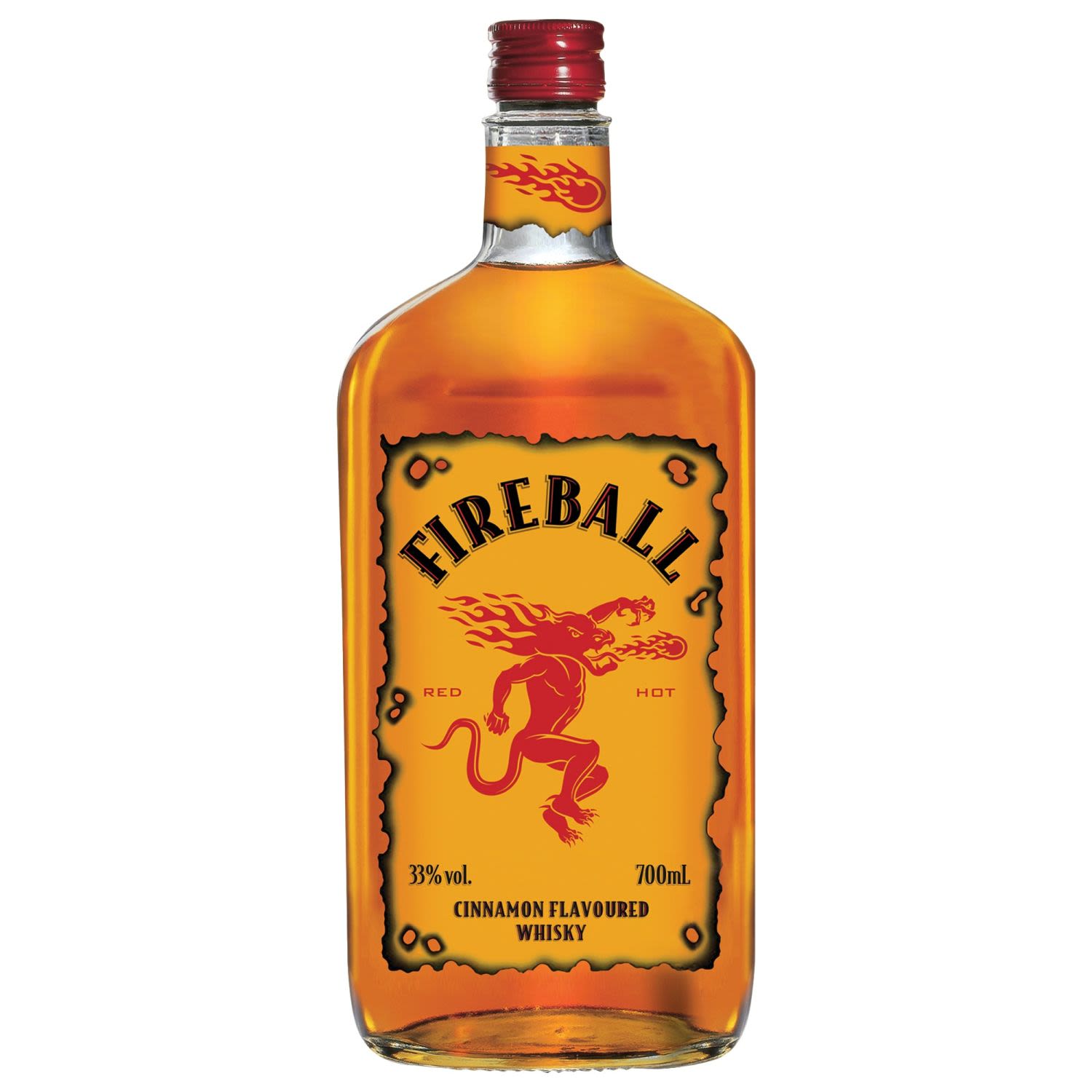 Fireball Cinnamon Flavoured Whisky 700mL Bottle