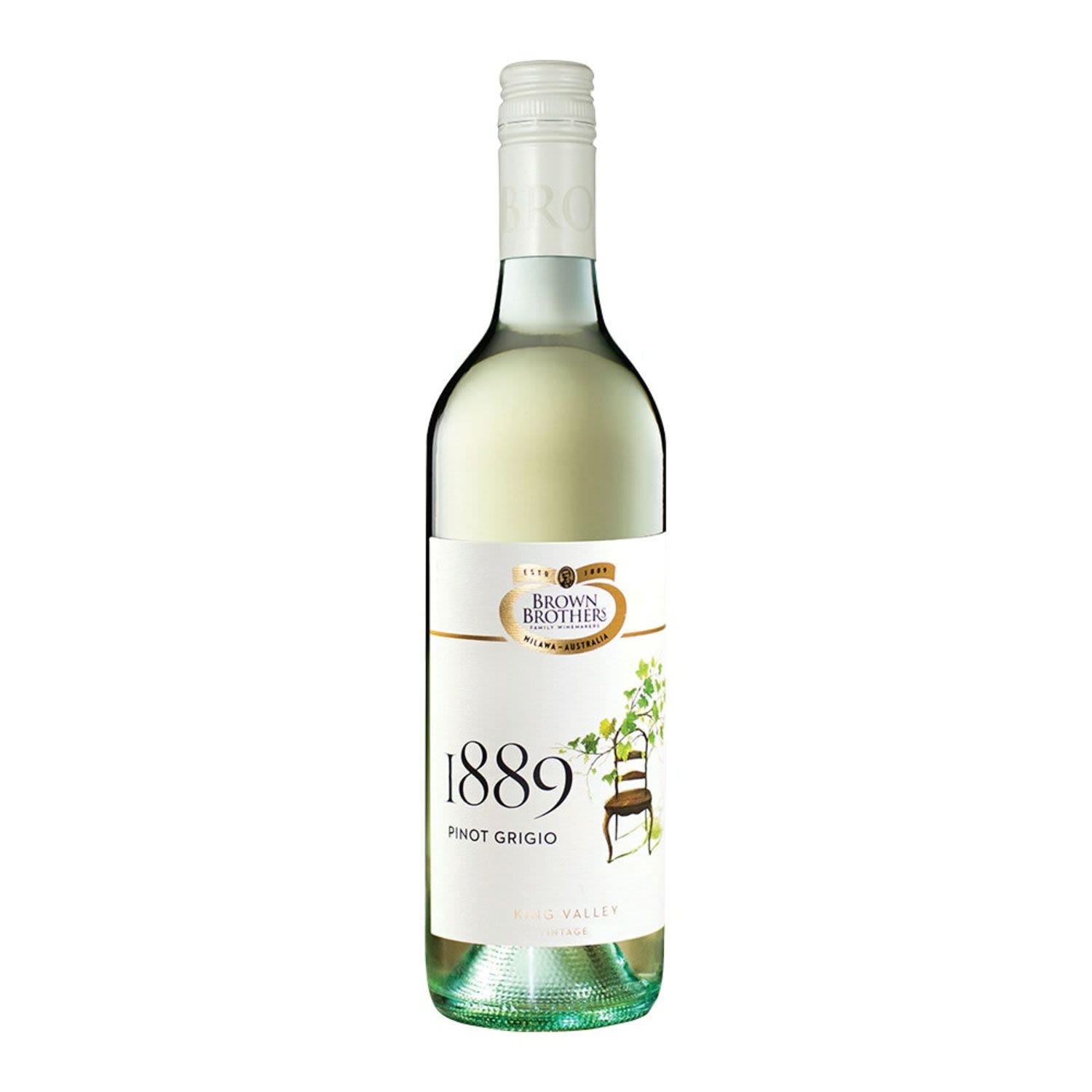 Unlike the French style, which is richer on the palate, our Pinot Grigio is crisp, fresh and savoury with peach and pear aromas. With excellent natural acidity, it makes a popular choice to enjoy on its own, with an antipasto platter or fresh seafood dishes. Best served chilled and enjoyed within 1-3 years of vintage.<br /> <br />Alcohol Volume: 12.50%<br /><br />Pack Format: Bottle<br /><br />Standard Drinks: 7.4<br /><br />Pack Type: Bottle<br /><br />Country of Origin: Australia<br /><br />Region: Victoria<br /><br />Vintage: '2019<br />