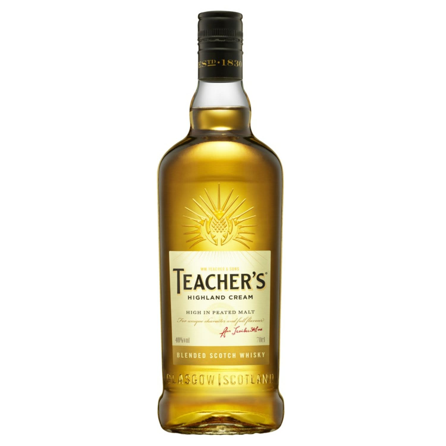 Teachers Highland Cream Blended Scotch Whisky 700mL Bottle