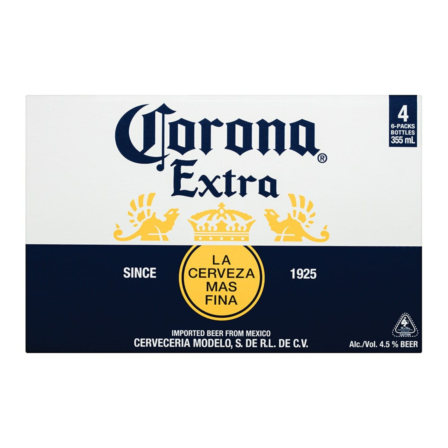 Corona Extra Bottle 355mL 24 Pack