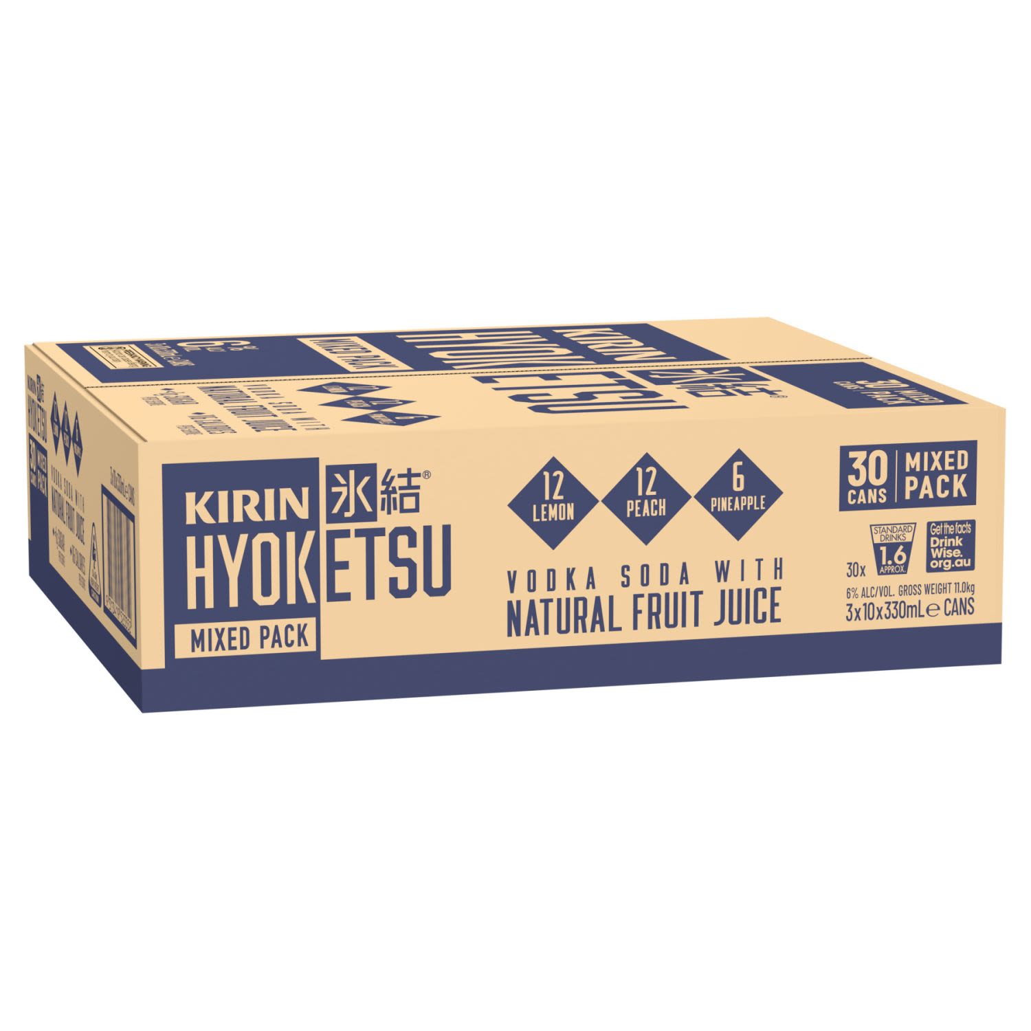 Kirin Hyoketsu Mixed Pack 30x330mL Can