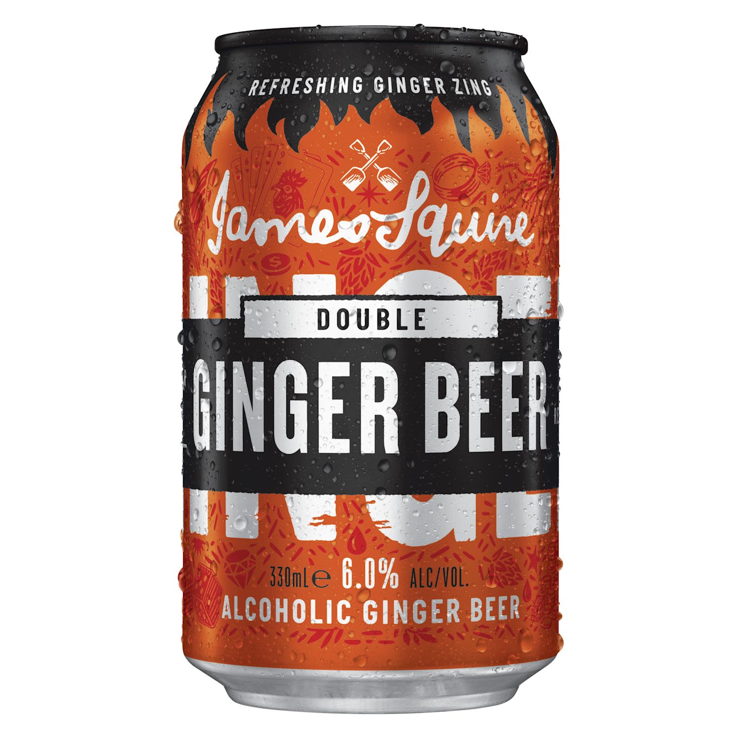 James Squire Ginger Beer DOUBLE Can 330mL