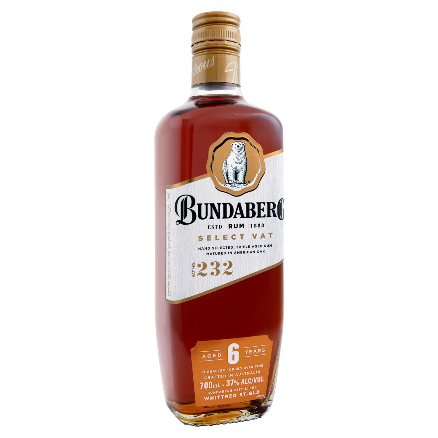Bundaberg Select Vat Rum 700mL Bottle