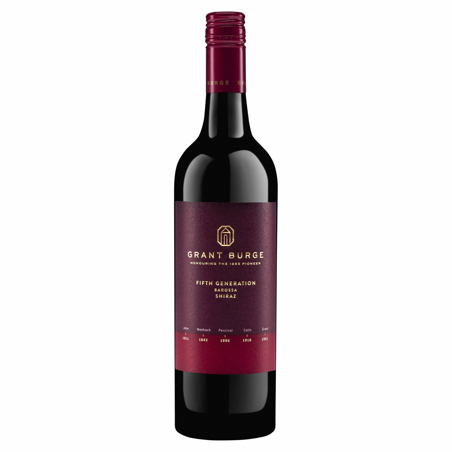 Grant Burge Grant Burge 5th Generation Barossa Shiraz 750mL Bottle, 750 Millilitre 