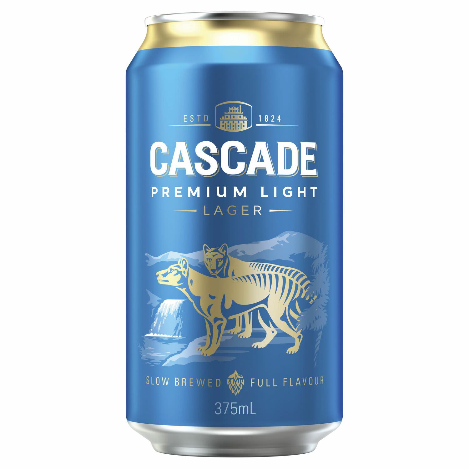 Cascade Premium Light Can 375mL 24 Pack Cube