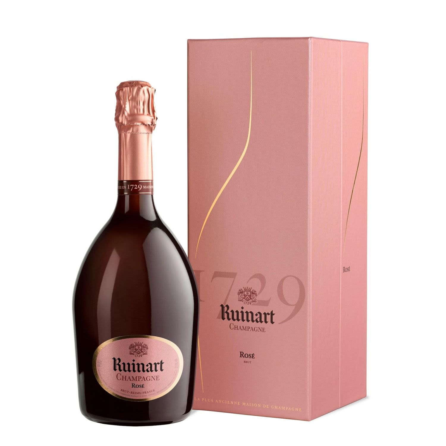 Ruinart Champagne Rose NV Gift Box 750mL Bottle