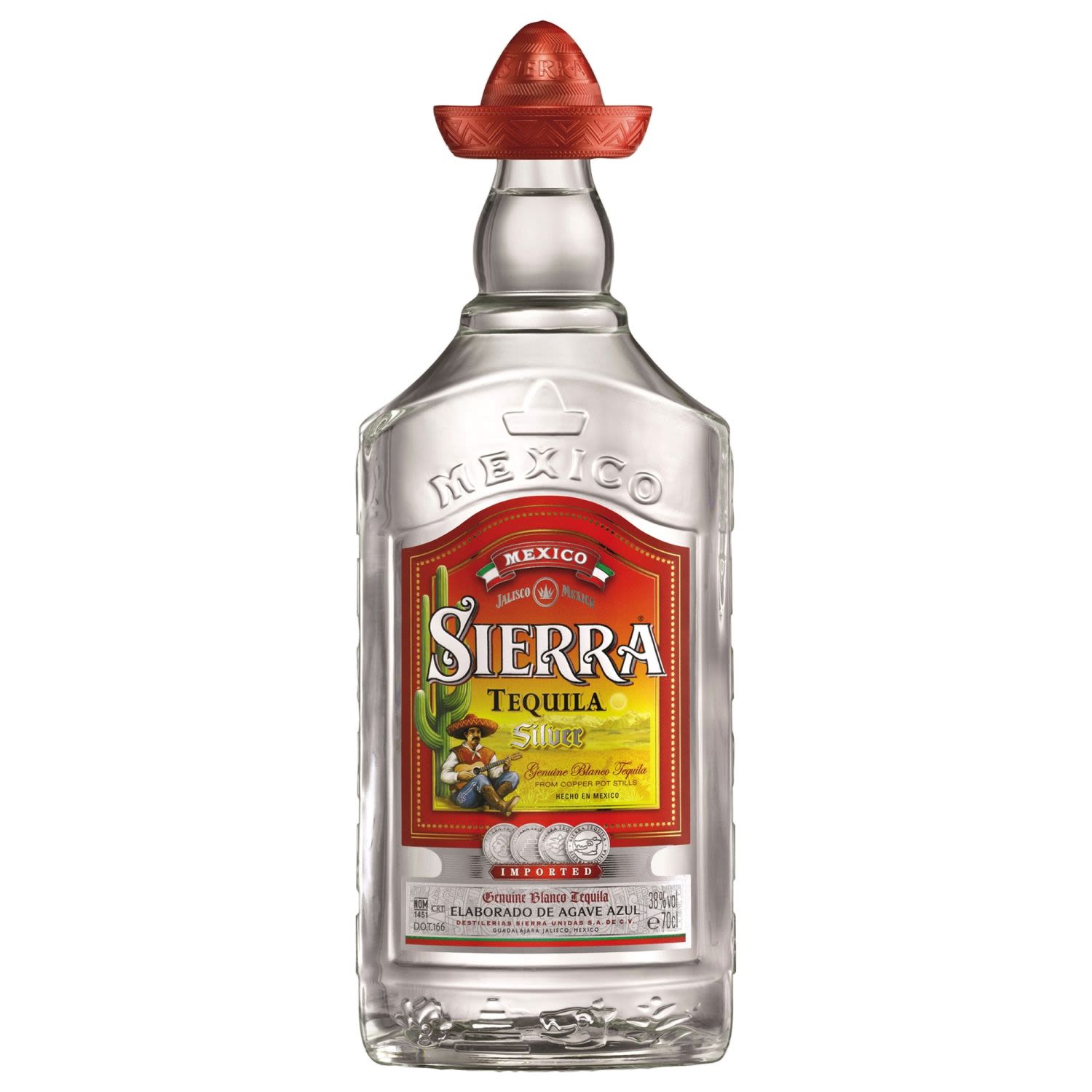 Sierra Tequila Silver 700mL<br /> <br />Alcohol Volume: 38.00%<br /><br />Pack Format: Bottle<br /><br />Standard Drinks: 21</br /><br />Pack Type: Bottle<br />