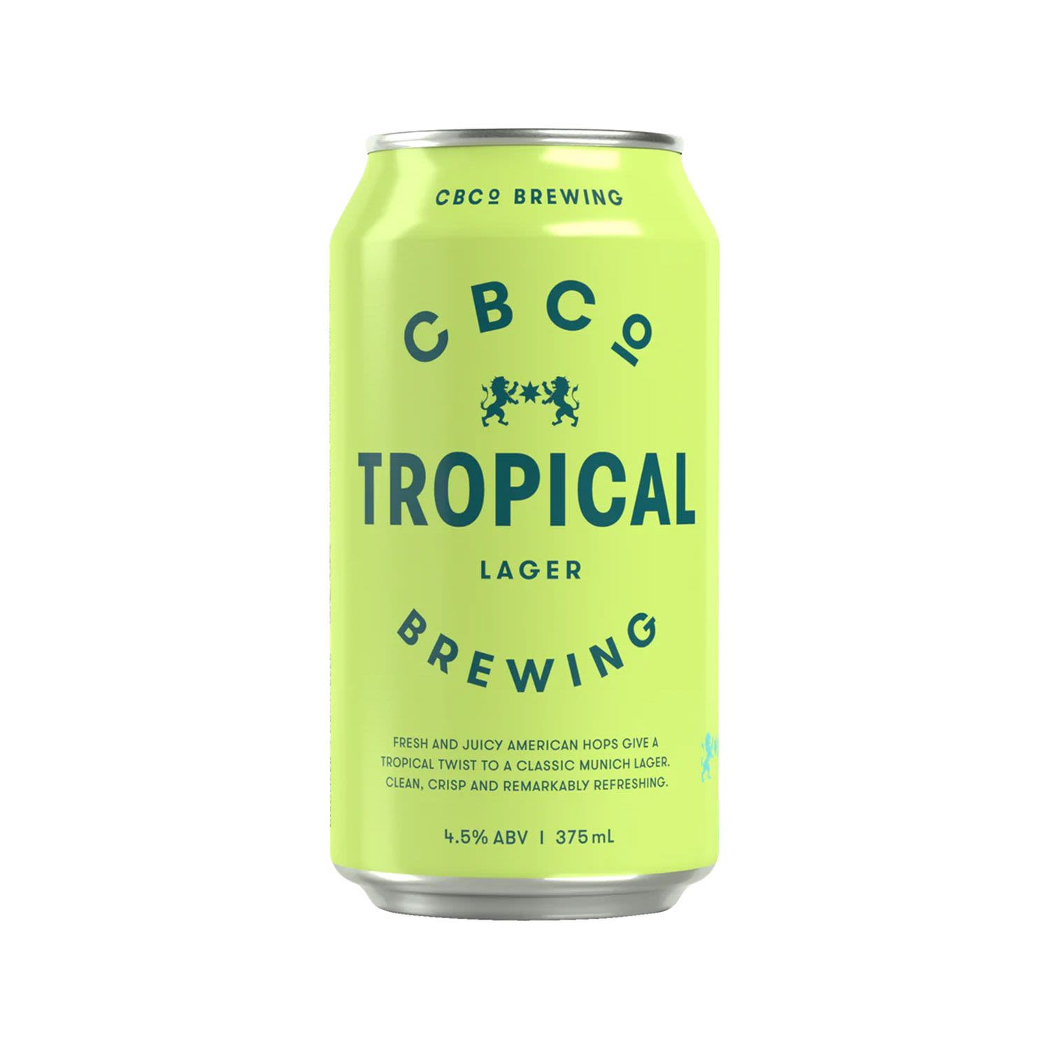 CBCo Tropical Lager Can 375mL 6 Pack