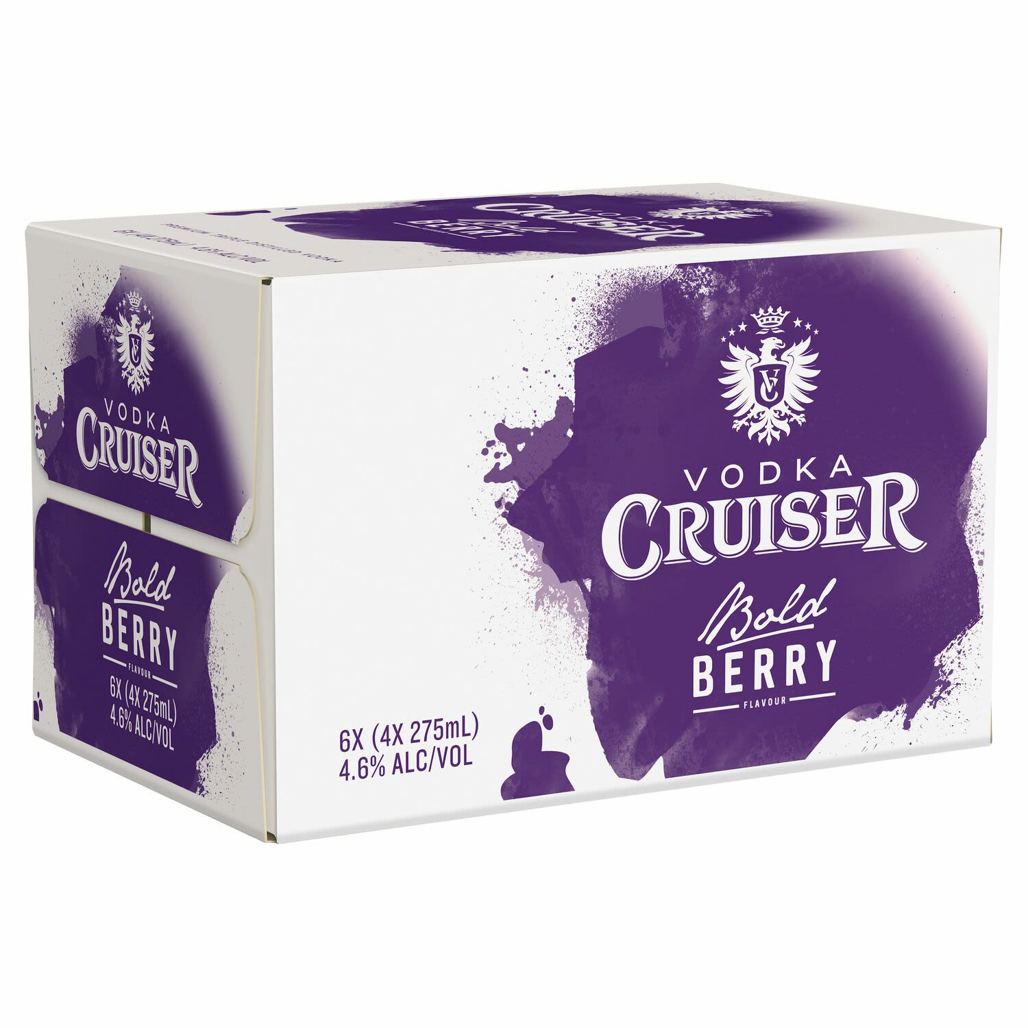 Vodka Cruiser Bold Berry Blend Bottle 275mL 24 Pack