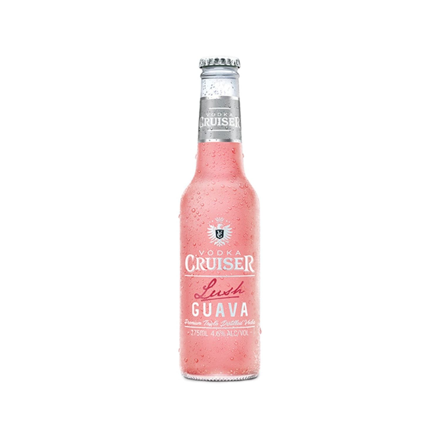 Vodka Cruiser Lush Guava Bottle 275mL