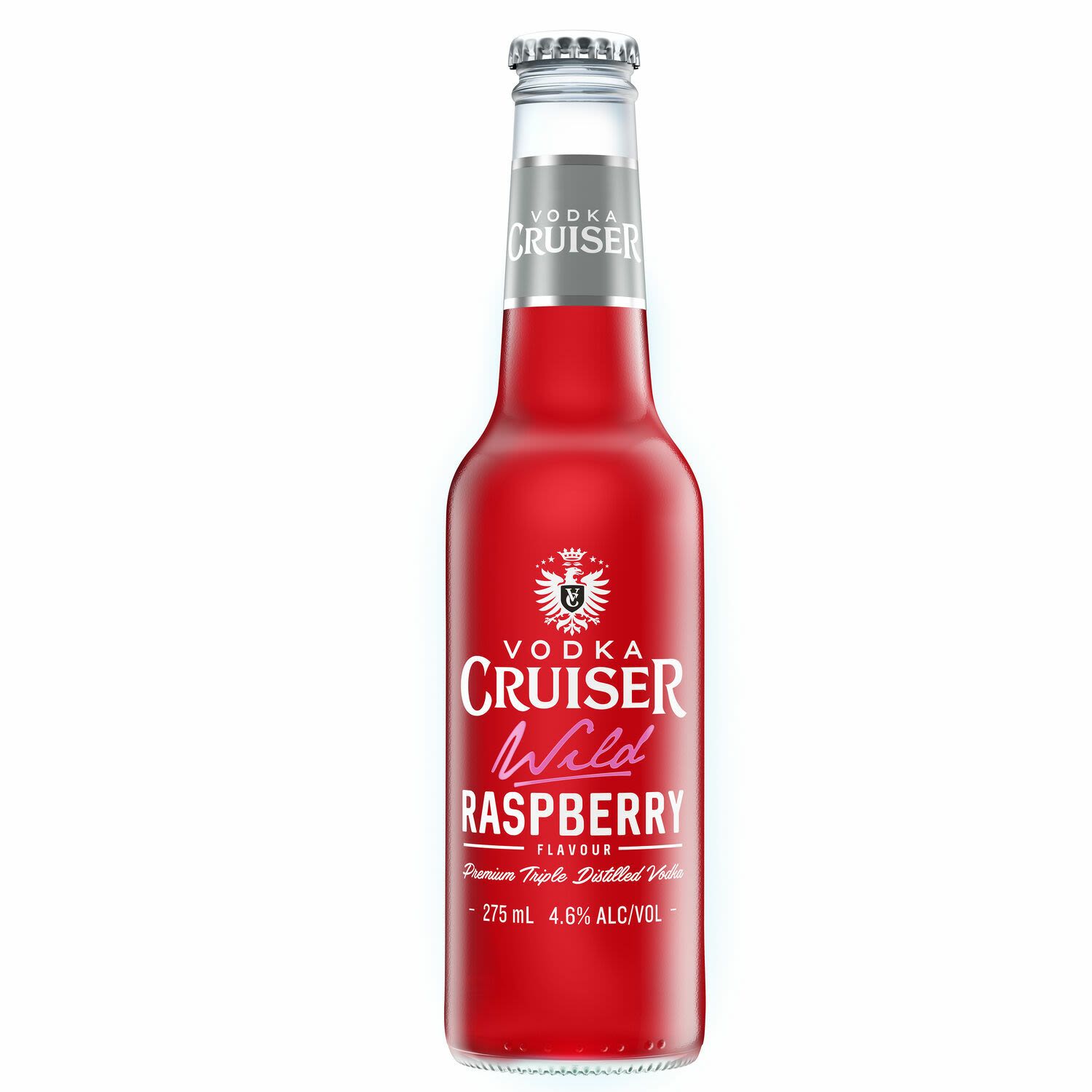 Vodka Cruiser Wild Raspberry 4.6% Bottle 275mL