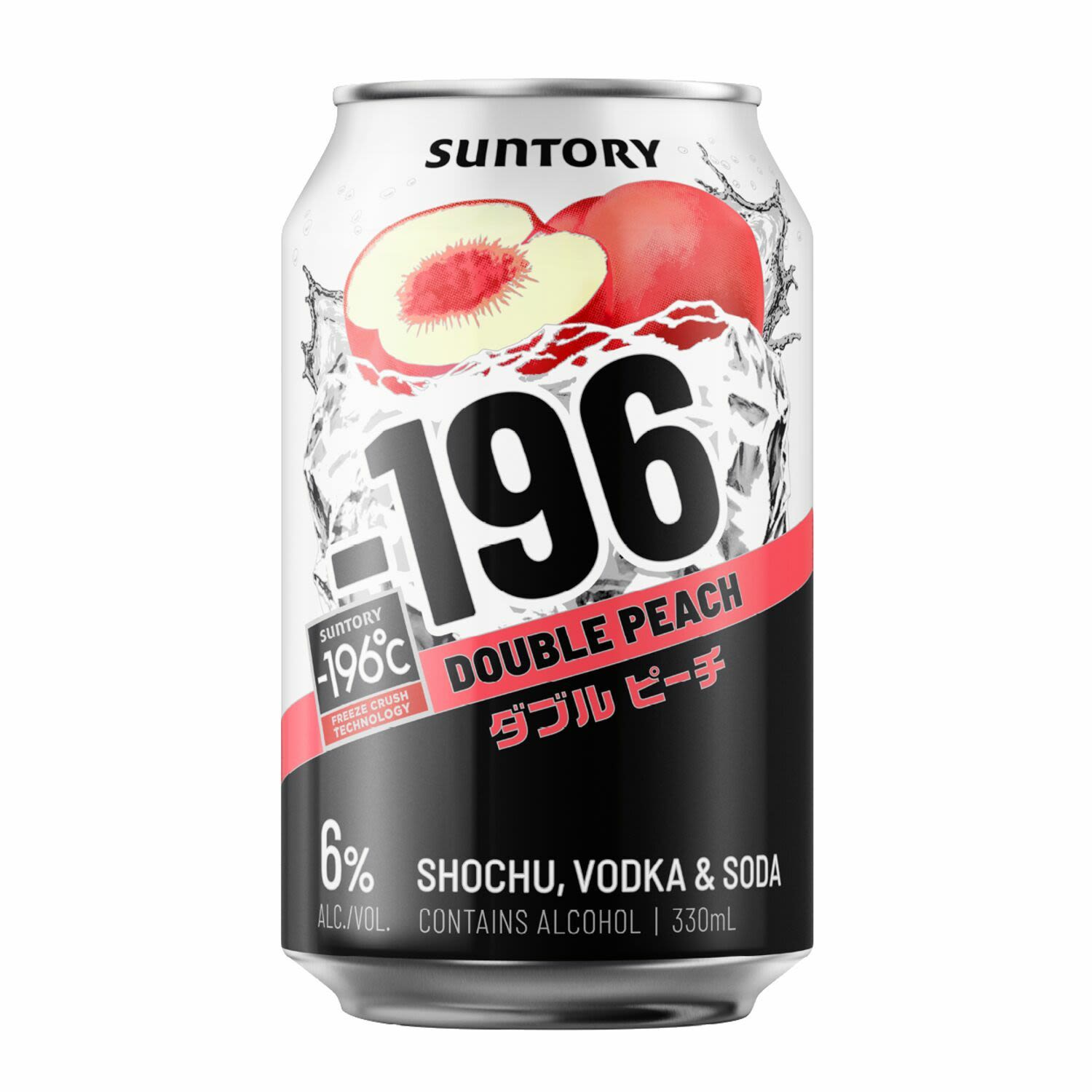Suntory -196 Double Peach Can 330mL