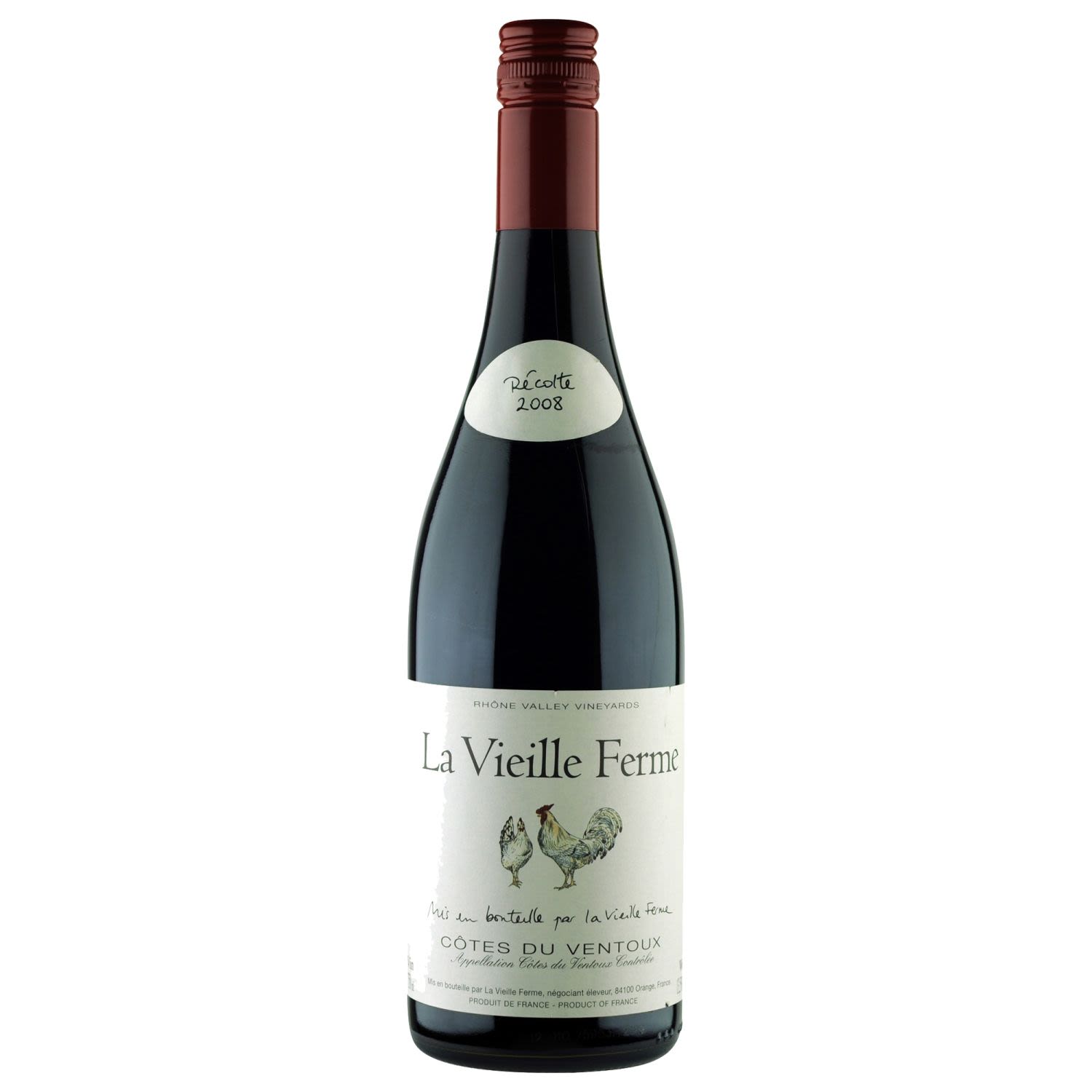 La Vieille Ferme Cotes du Ventoux Rouge<br /> <br />Alcohol Volume: 13.50%<br /><br />Pack Format: Bottle<br /><br />Standard Drinks: 8</br /><br />Pack Type: Bottle<br /><br />Country of Origin: France<br /><br />Region: Rhone Valley<br /><br />Vintage: '2017<br />