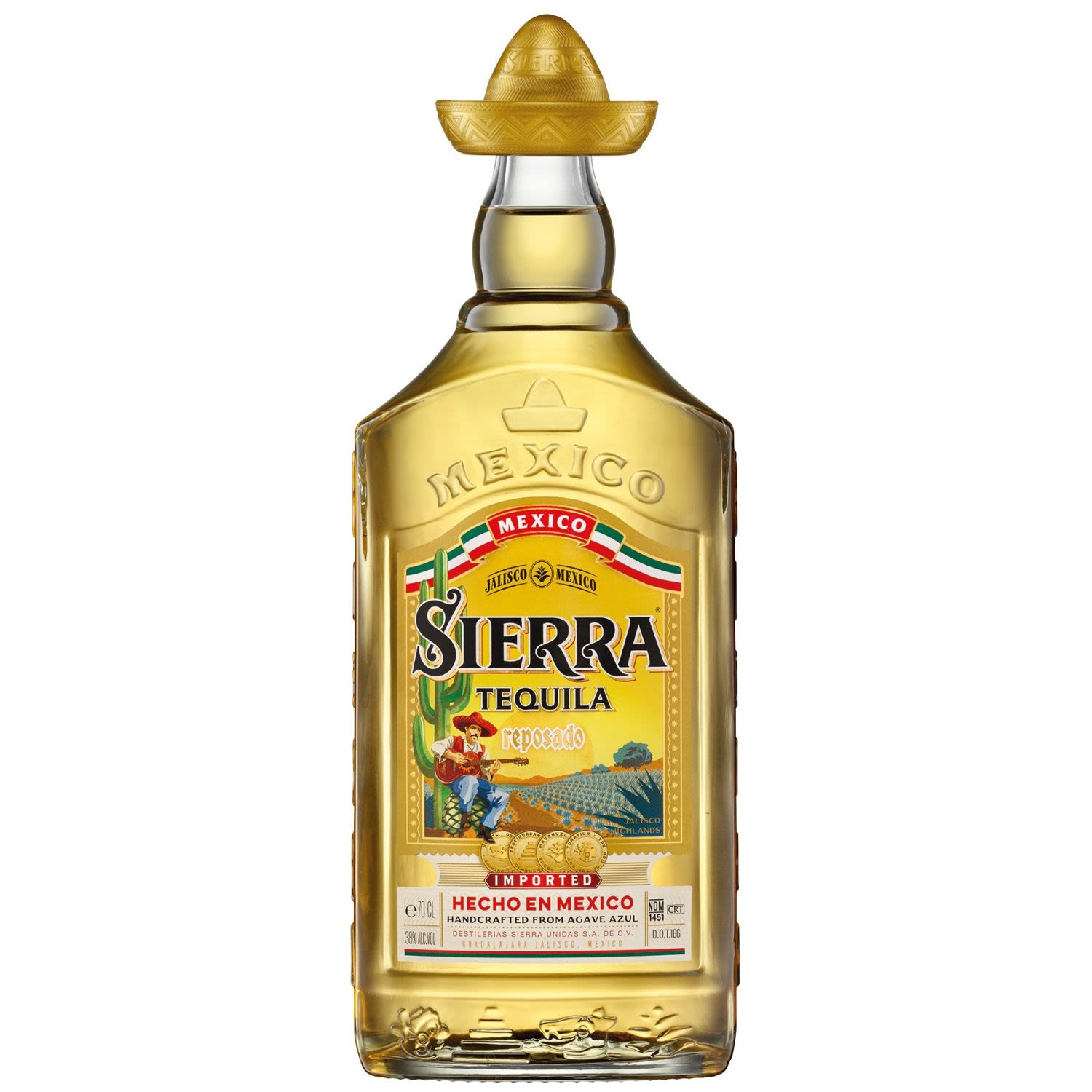 SIERRA TEQUILA REPOSADO 700mL<br /> <br />Alcohol Volume: 38.00%<br /><br />Pack Format: Bottle<br /><br />Standard Drinks: 21</br /><br />Pack Type: Bottle<br />