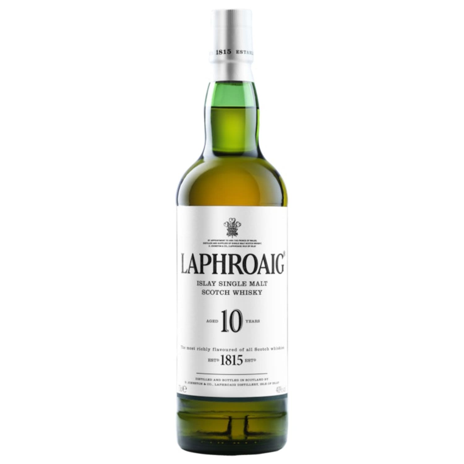 Laphroaig 10 Year Old Single Malt Scotch Whisky 700mL Bottle
